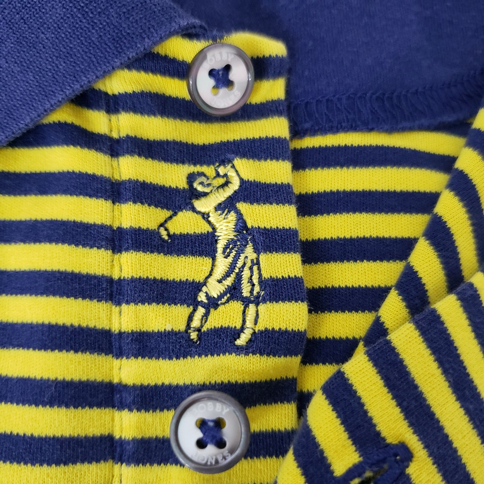 Bobby Jones Bobby Jones Polo Peruvian Pima Cotton Golfer Placket Striped Size US M / EU 48-50 / 2 - 5 Thumbnail