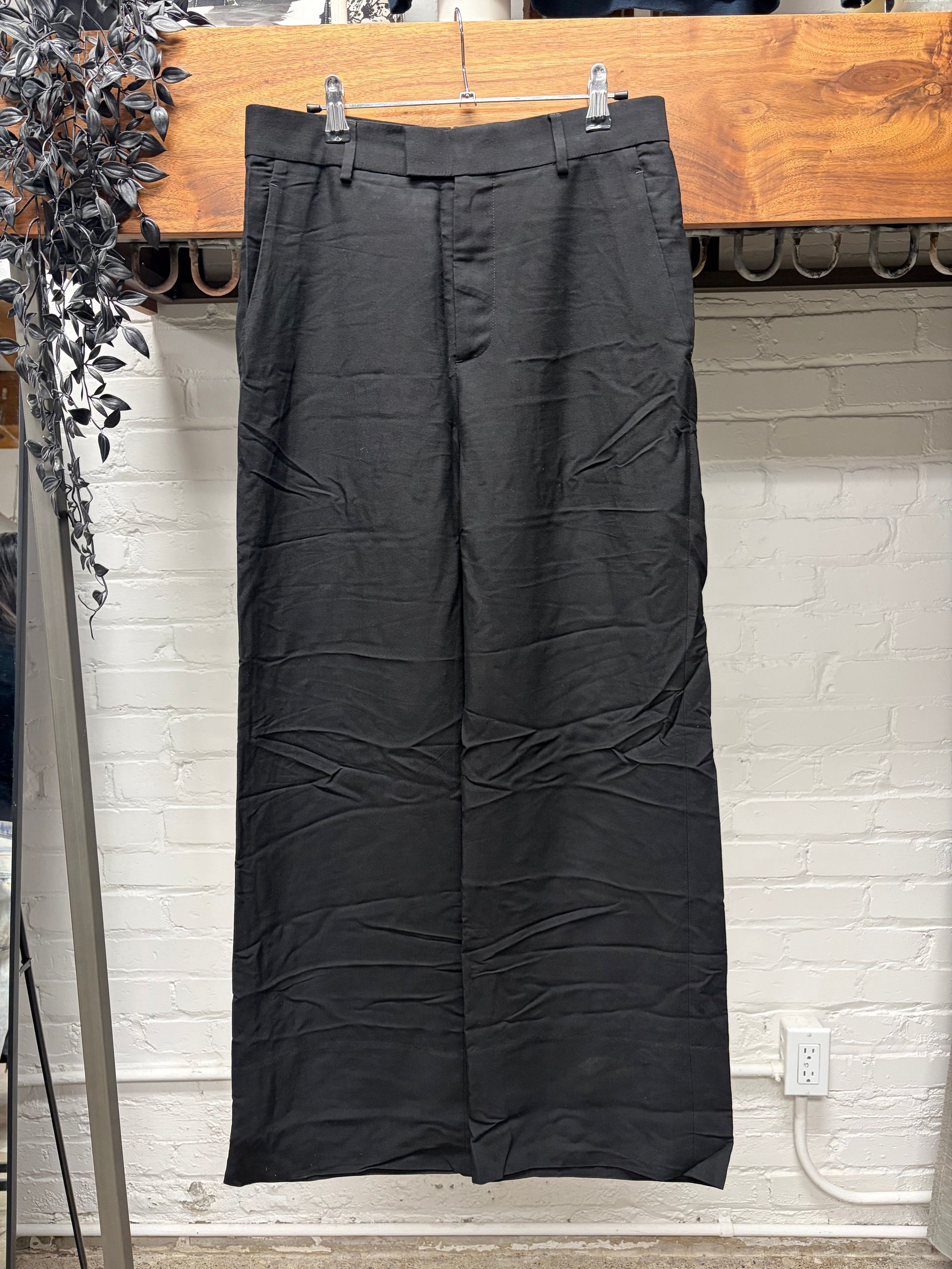 Ann Demeulemeester Ann Demeulemeester Lightweight Wide Leg Trousers Size US 30 / EU 46 - 1 Thumbnail