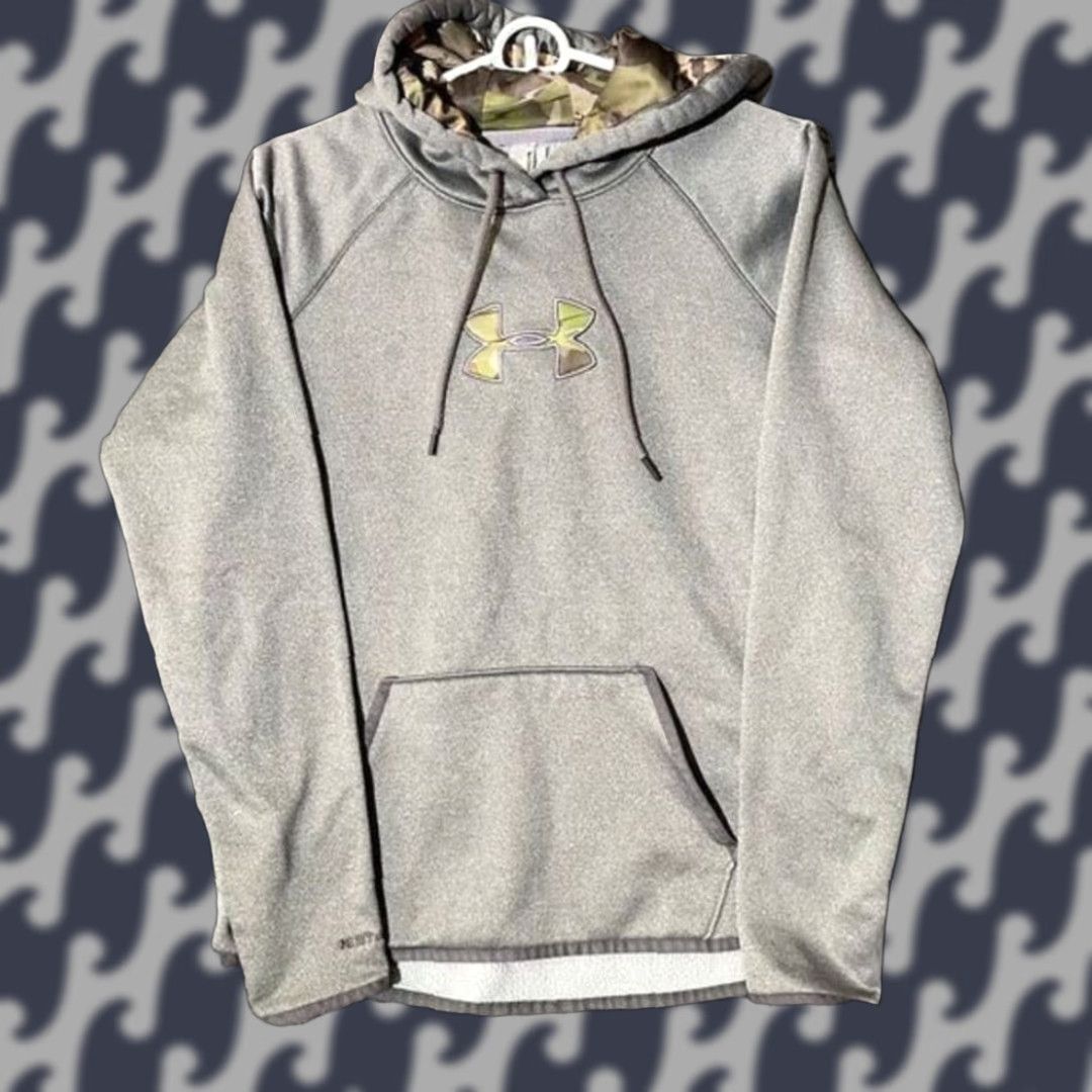 Under Armour Under Armour Hoodie Pullover Storm1 Grey Camo Pattern Women's M Fall Casual Pullover Hoodie Women's M Size M / US 6-8 / IT 42-44 - 1 Thumbnail