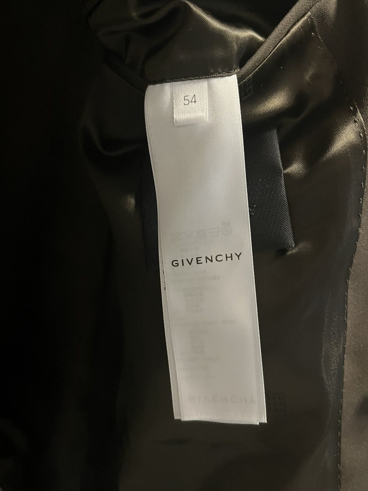 Givenchy RARE $3000 Khaki Green U-Lock Blazer 54 Size 44R - 11 Thumbnail