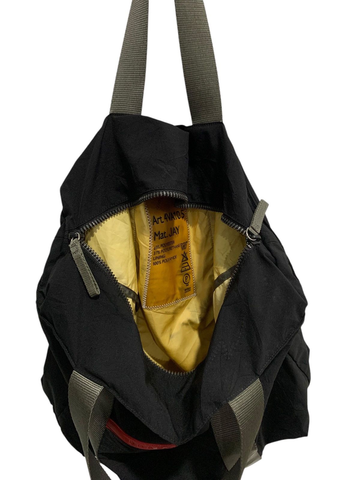 Prada × Vintage 🔥VTG PRADA SPORT NYLON BLACK RIRI ZIPPER TOTE Size ONE SIZE - 6 Thumbnail