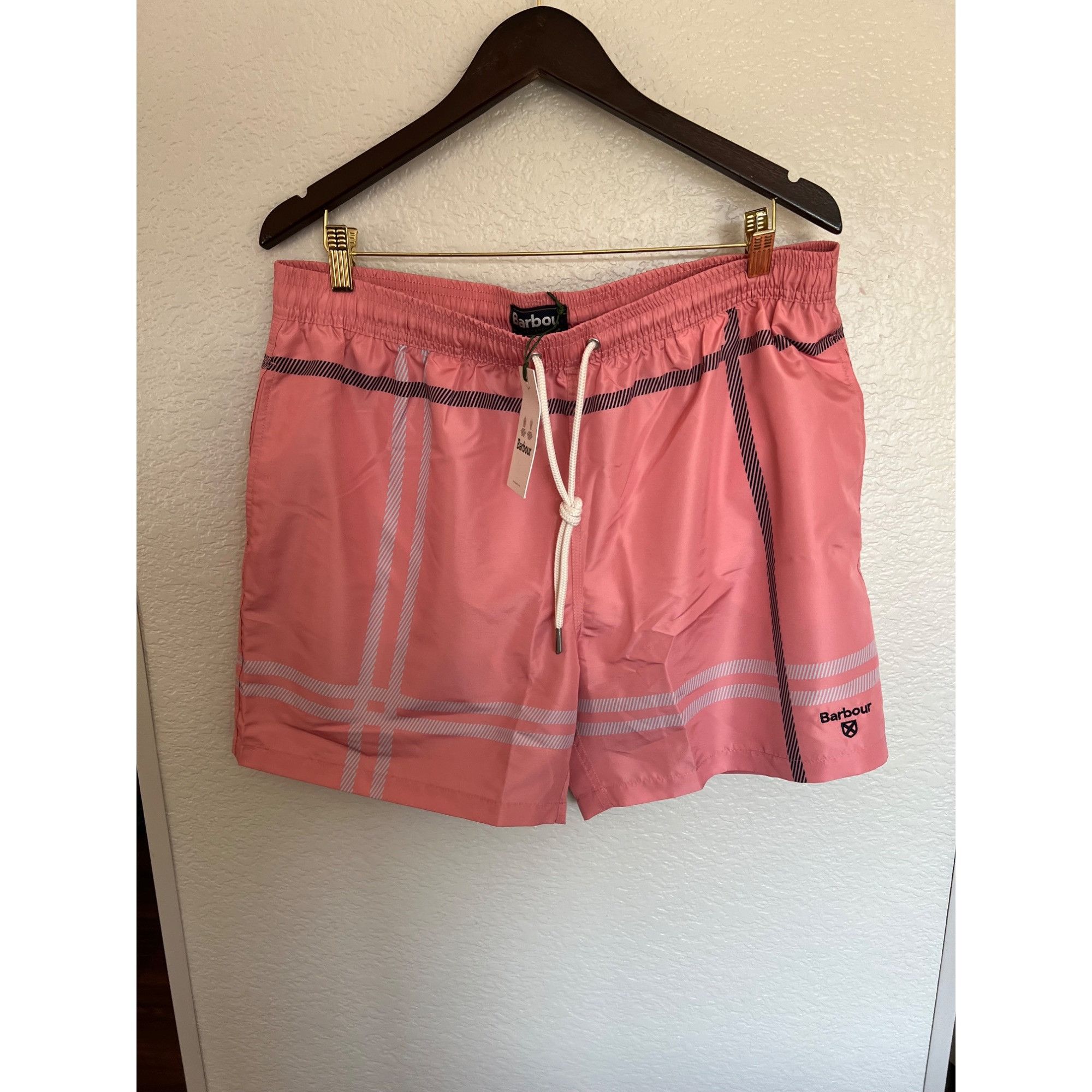 Barbour Barbour Pink Mens Swim Shorts - NWT Size XXL Size US 40 / EU 56 - 1 Thumbnail