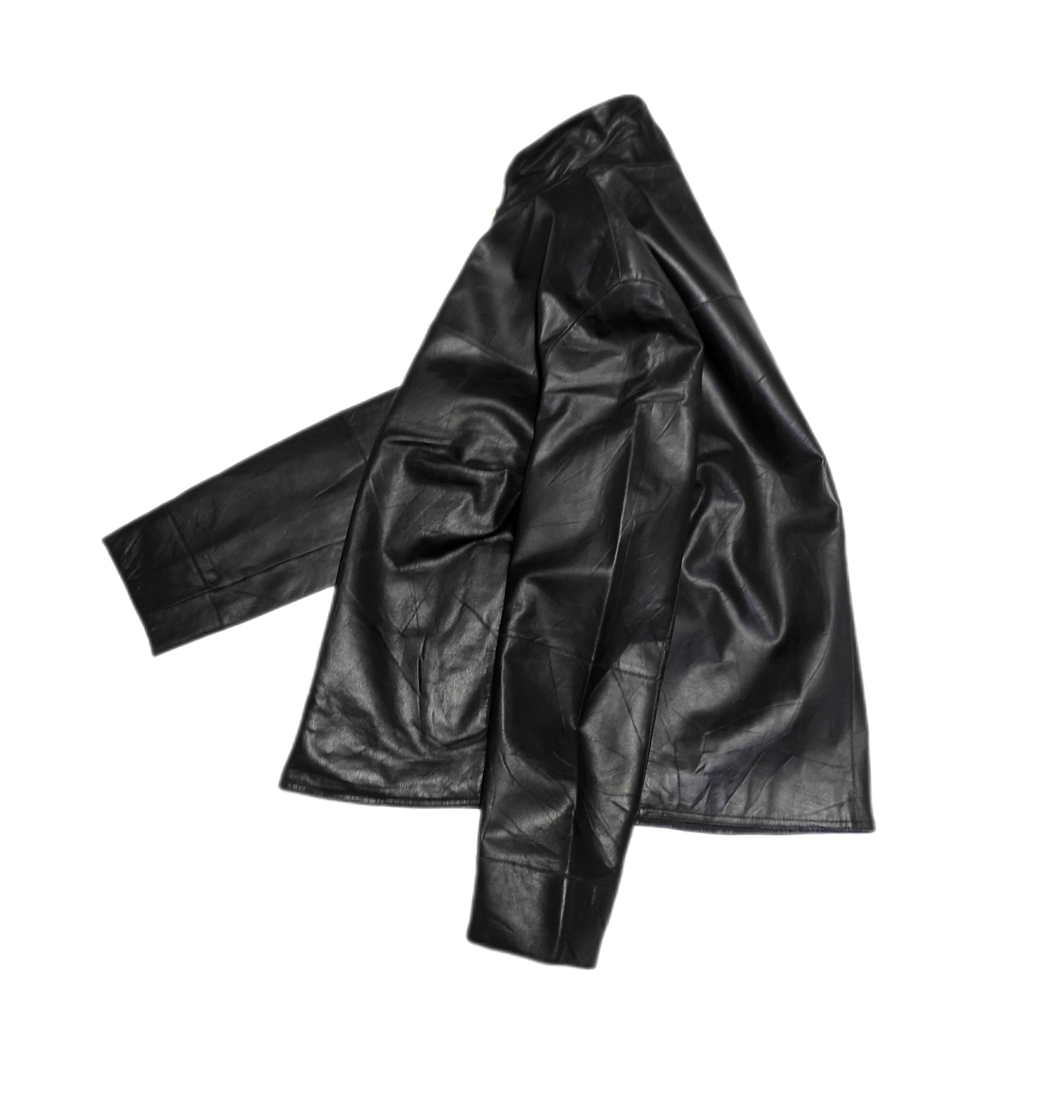 Armani Armani Collezioni Leather Classical Jacket Size US L / EU 52-54 / 3 - 8 Thumbnail
