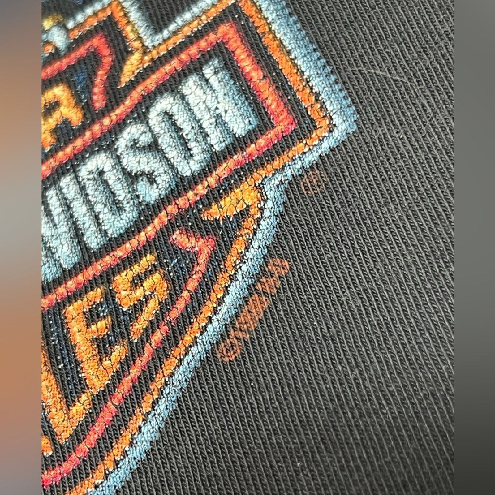 Harley Davidson Vtg 90s Harley Davidson Shirt Eagle Logo Rare USA Made Size US XL / EU 56 / 4 - 3 Thumbnail