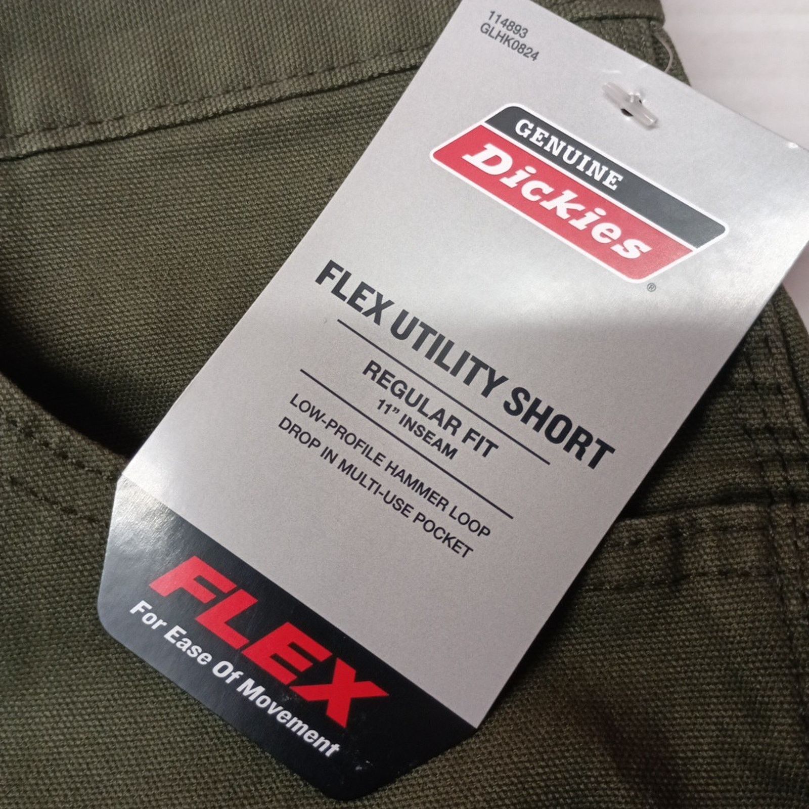 Dickies Dickies Men's Size 36 11” Inseam Green Shorts Flex Utility Size US 36 / EU 52 - 2 Thumbnail