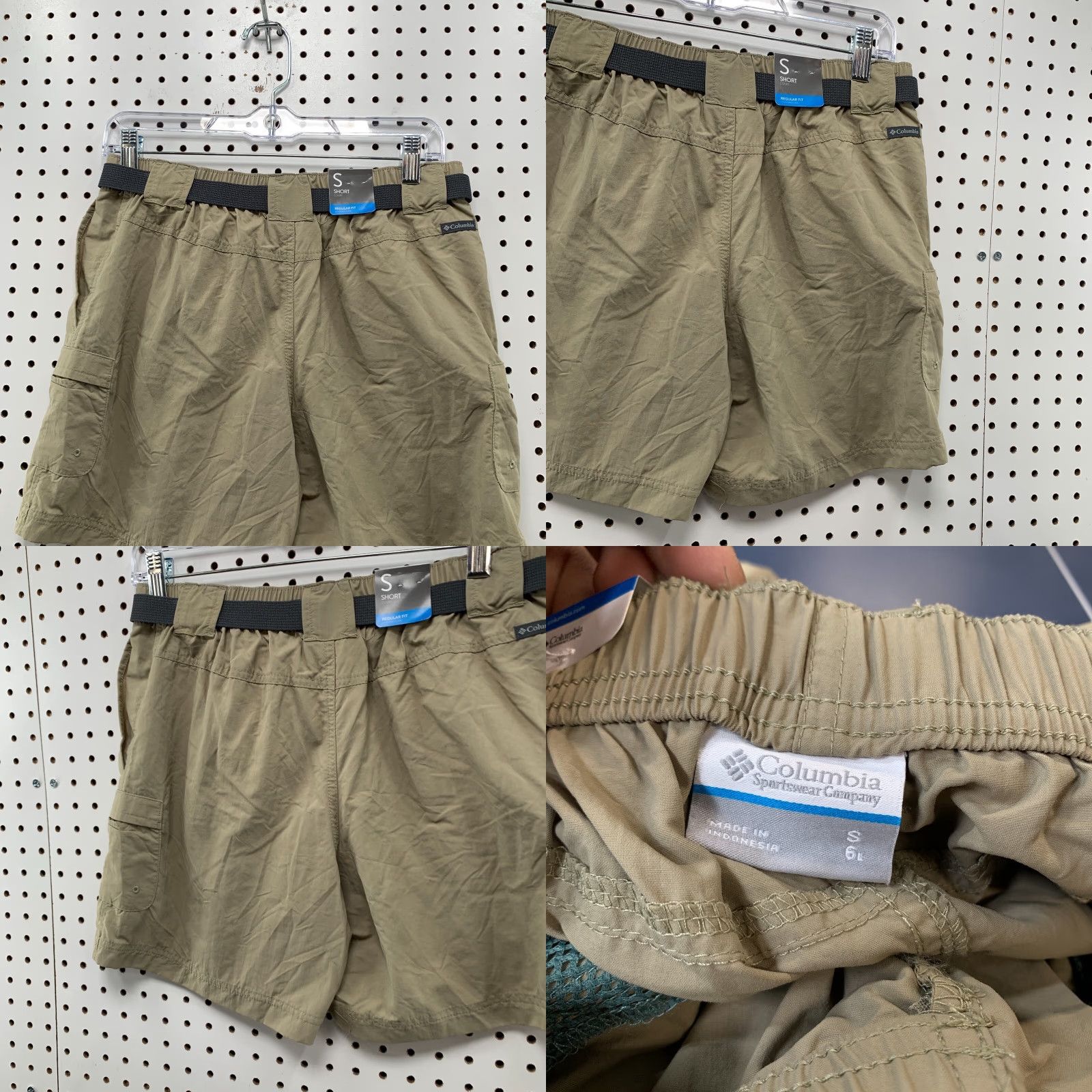 Vintage VINTAGE Columbia Hiking Shorts Women’s Small Beige Outdoor Cargo Belted 90s NWT Size 28" / US 6 / IT 42 - 8 Thumbnail