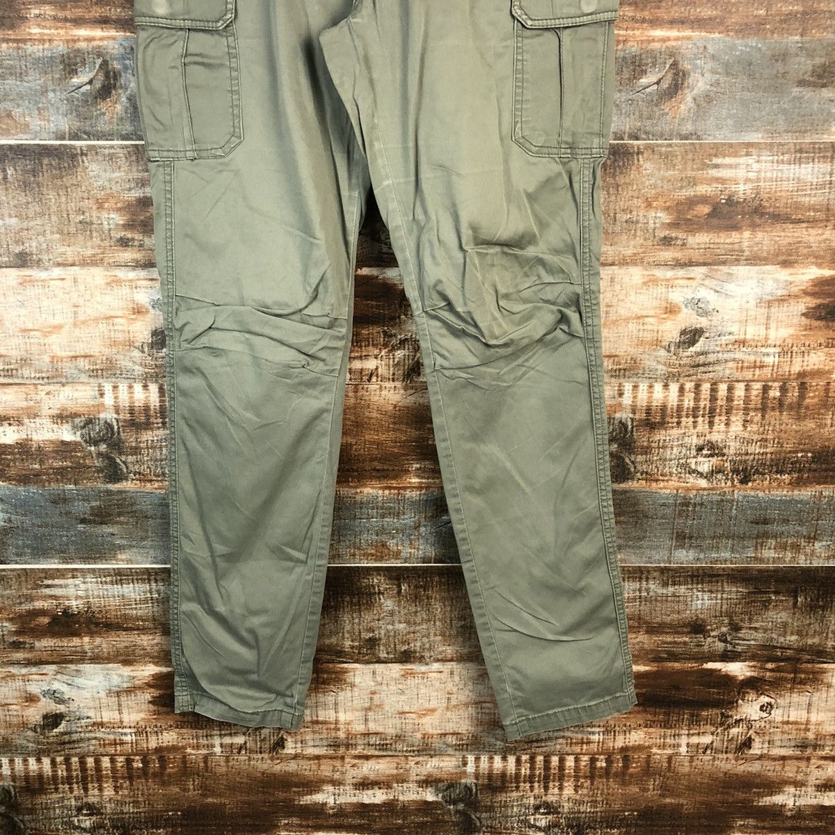 Japanese Brand DL Lepsim Green Cargo Multipocket Pants #C646 Size US 29 - 6 Thumbnail