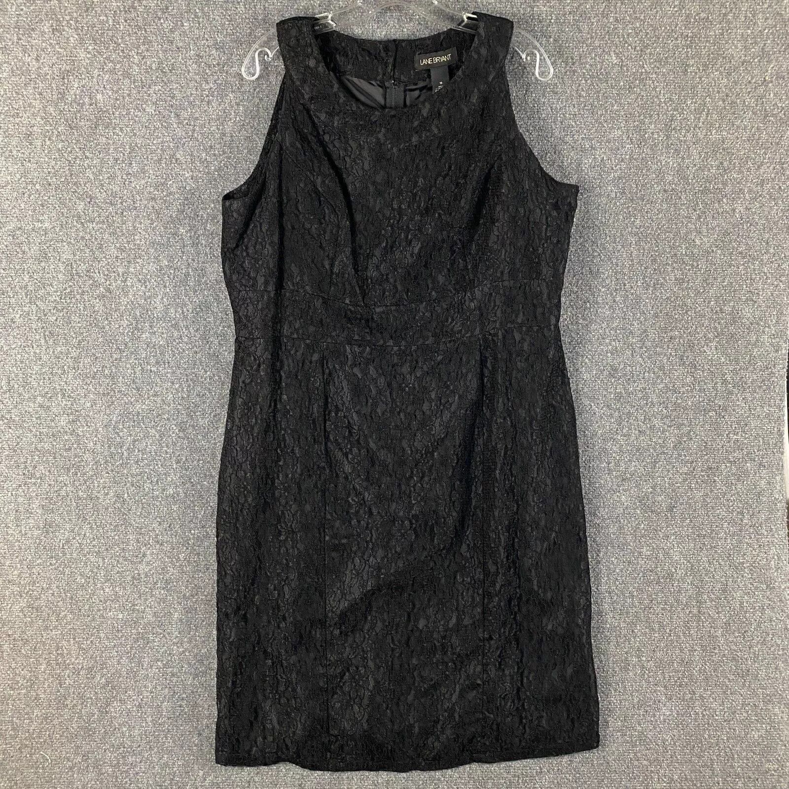 Other Lane Bryant Dress Women's 18 Floral Sheath Sleeveless Nylon Size XXL / US 16-18 / IT 52-54 - 1 Thumbnail