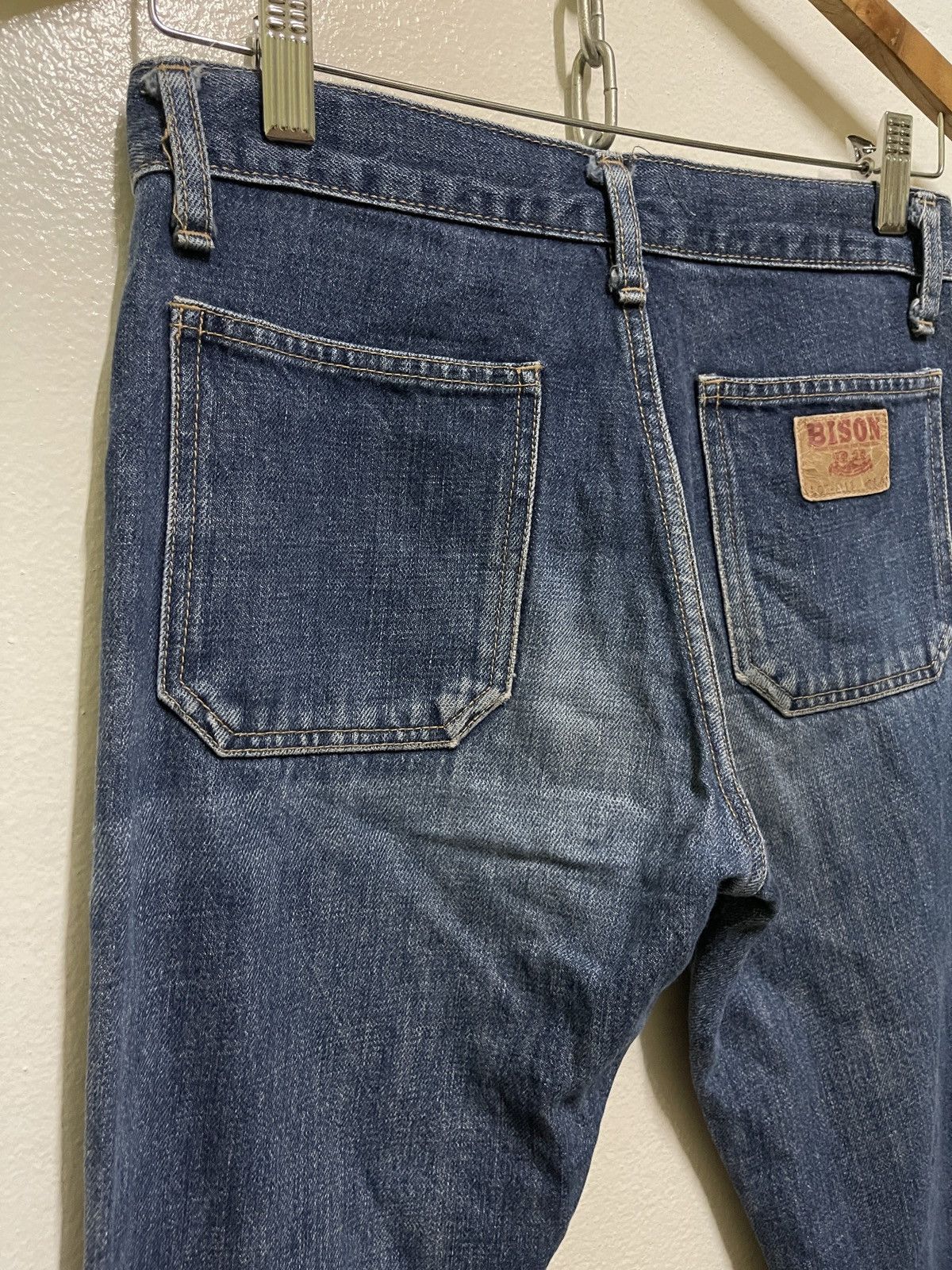 Japanese Brand × Vintage Bison Vintage Flare Boot Cut Jeans Size 27" / US 4 / IT 40 - 10 Thumbnail