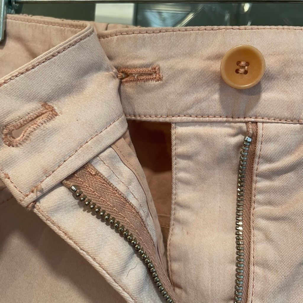 OAMC OSKA Womens Flat Front Pants Size 2 Pink Garment Dye Matte Finish Slow Fashion Size 30" / US 8 / IT 44 - 8 Thumbnail