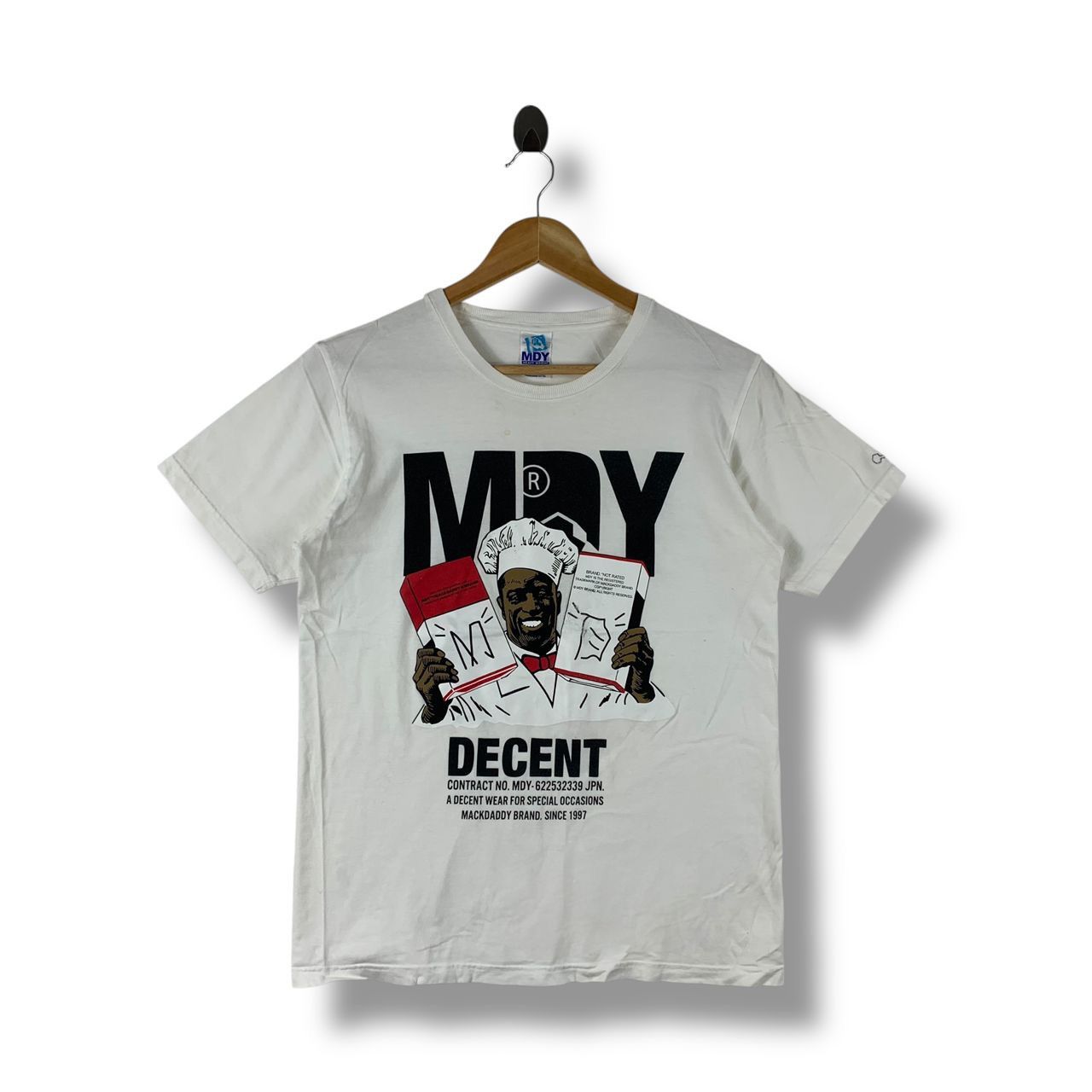 Japanese Brand × Vintage Vintage MACDADDY Japanesebrand Mdy spellout tee Size US M / EU 48-50 / 2 - 1 Thumbnail