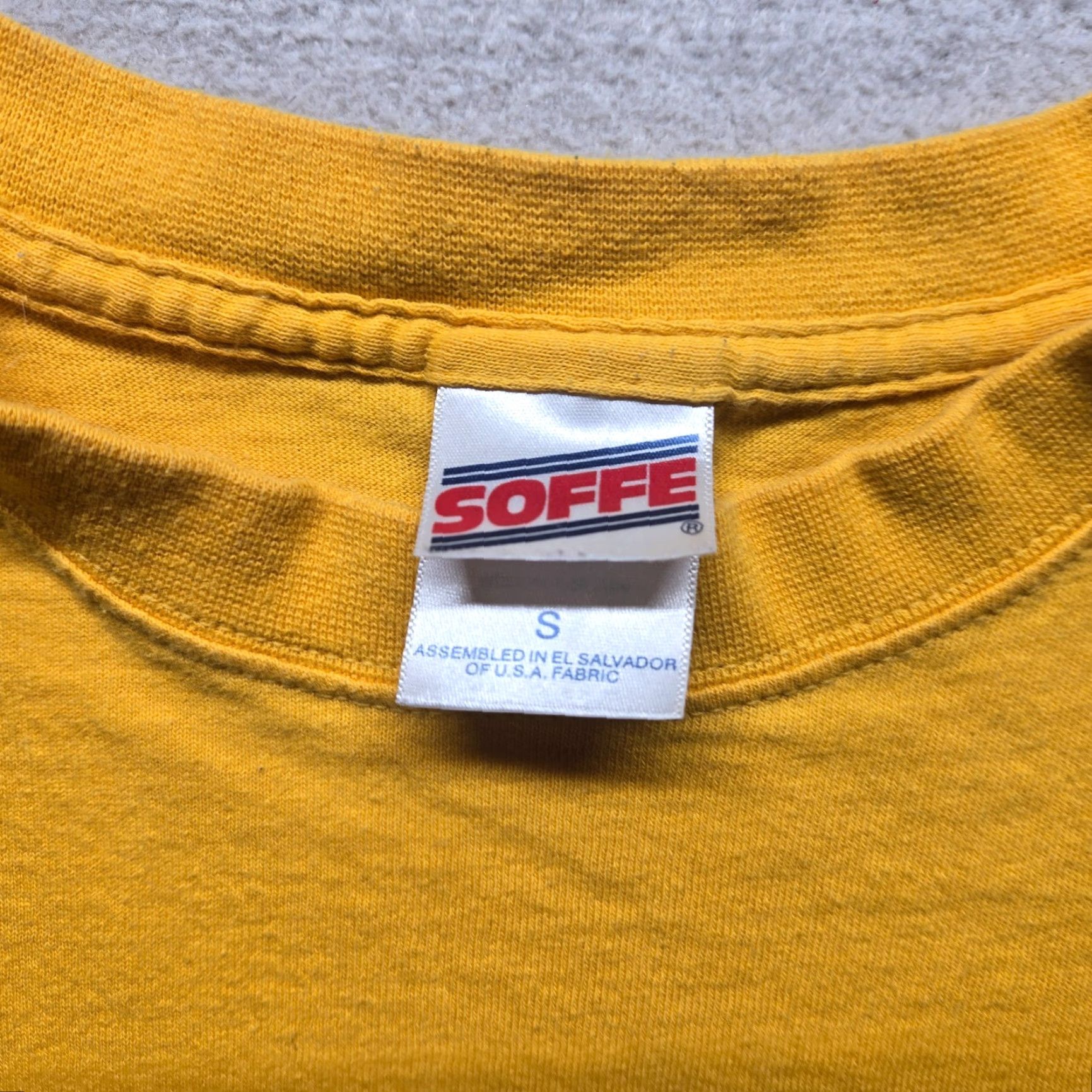 Vintage VINTAGE Emory & Henry College Shirt T-Shirt Mens S Yellow Logo 90s College Merch Size US S / EU 44-46 / 1 - 3 Thumbnail