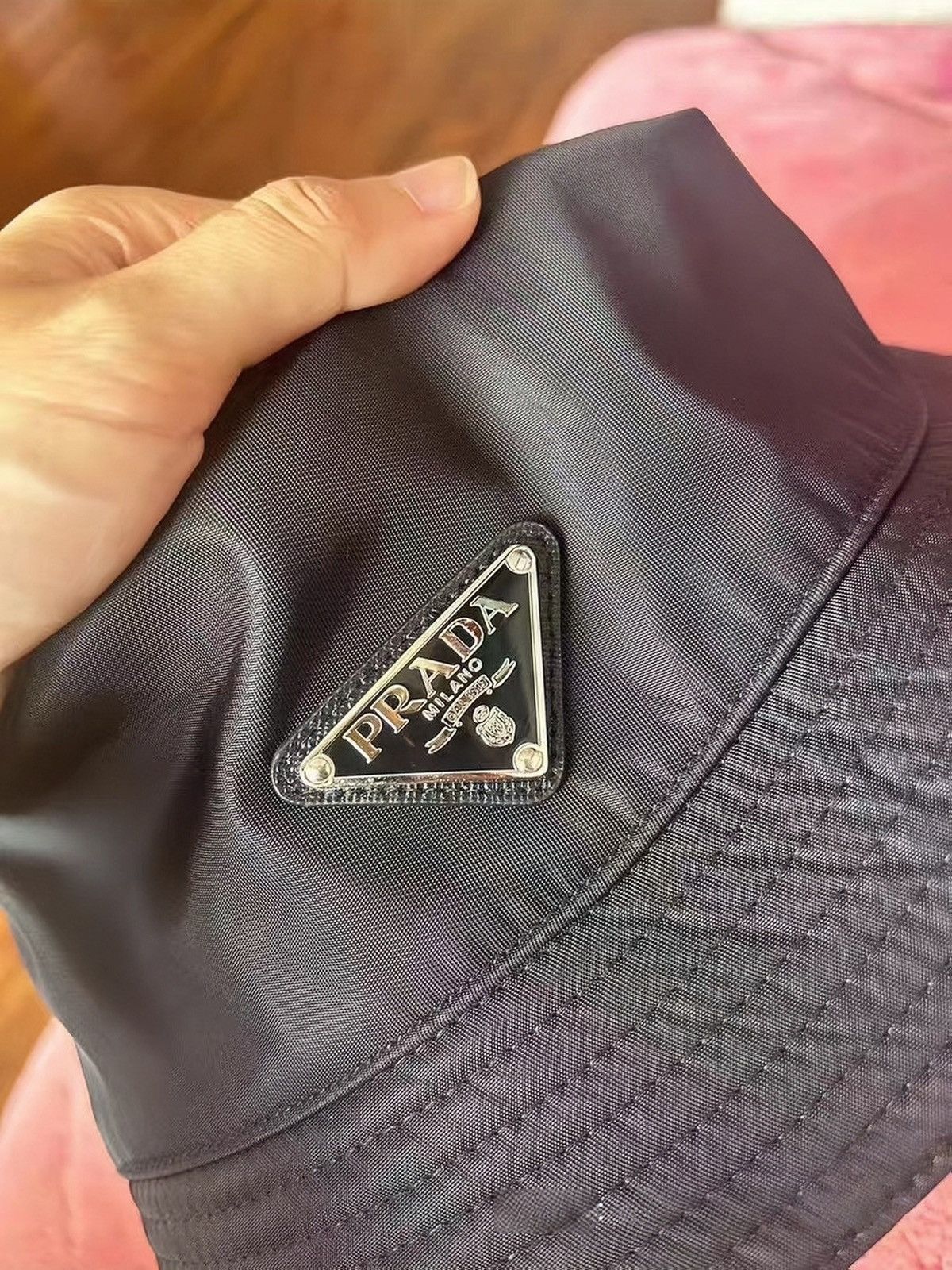 Prada Prada Black Re-Nylon Bucket Hat Size ONE SIZE - 6 Thumbnail