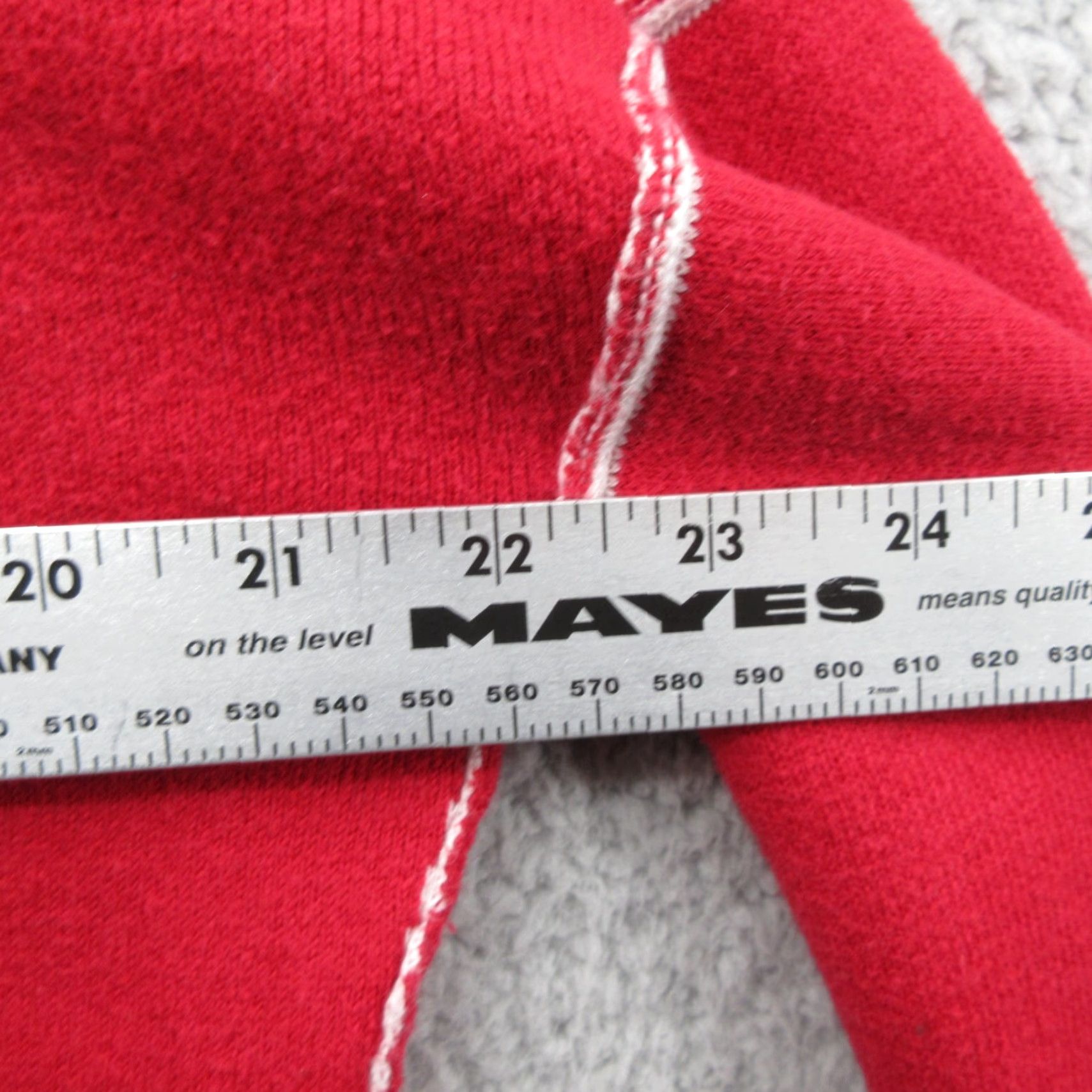 Vintage Silence + Noise Cropped 1/4 Zip Pullover Sweater Womens S Red Cozy Size S / US 4 / IT 40 - 7 Thumbnail