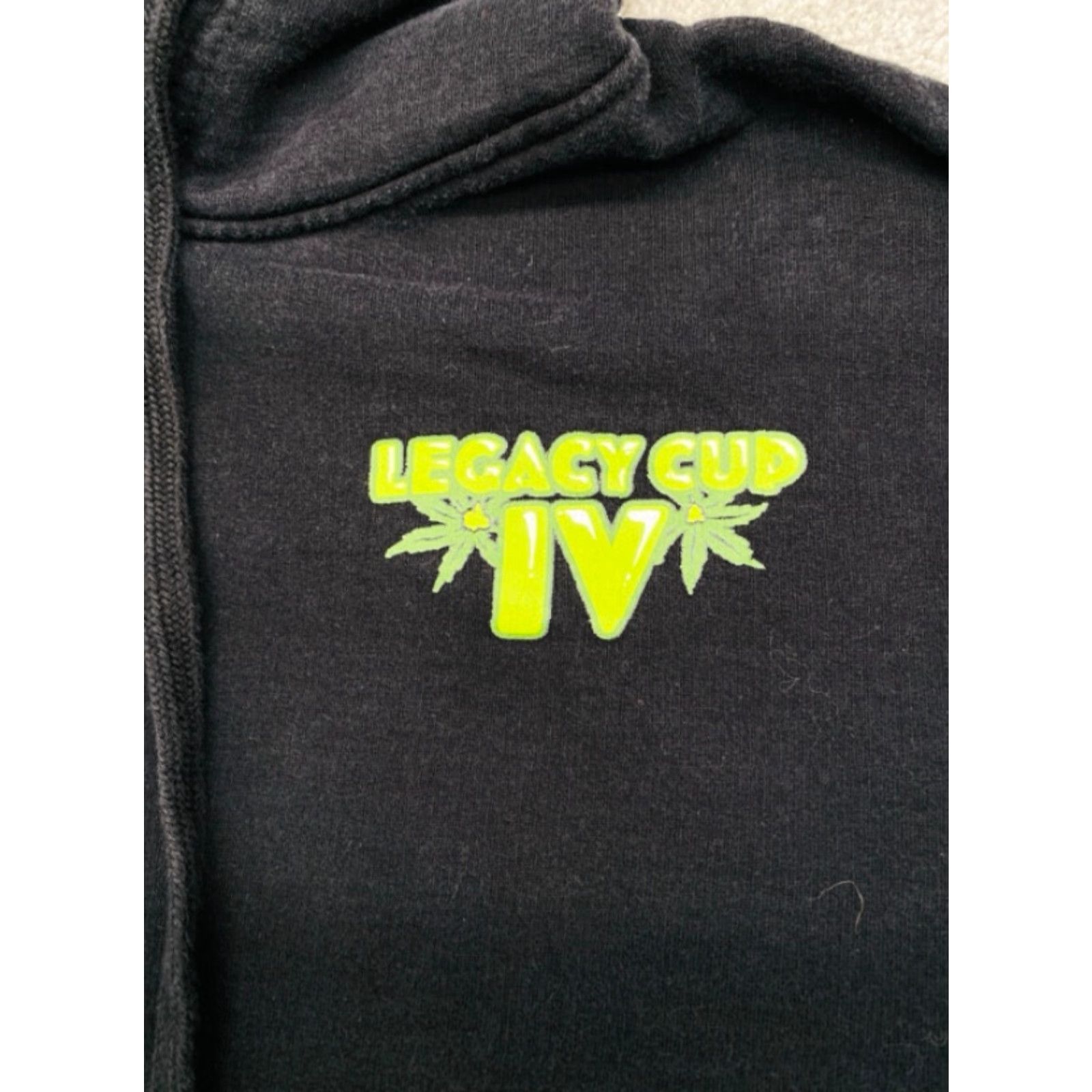Vintage Legacy Cup IV Hoodie Men's M Black Funny Indie pendants? Size US M / EU 48-50 / 2 - 4 Thumbnail