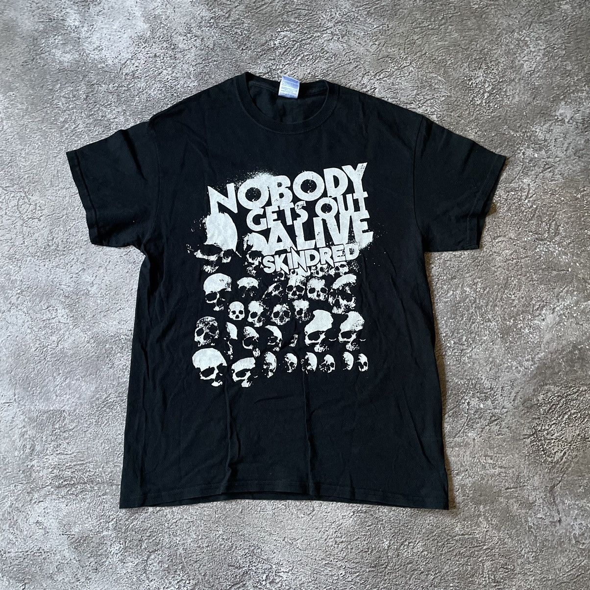 Vintage Vintage Y2K Goth Punk Graphic Tee Black Oversized Workwear M Size US M / EU 48-50 / 2 - 3 Thumbnail