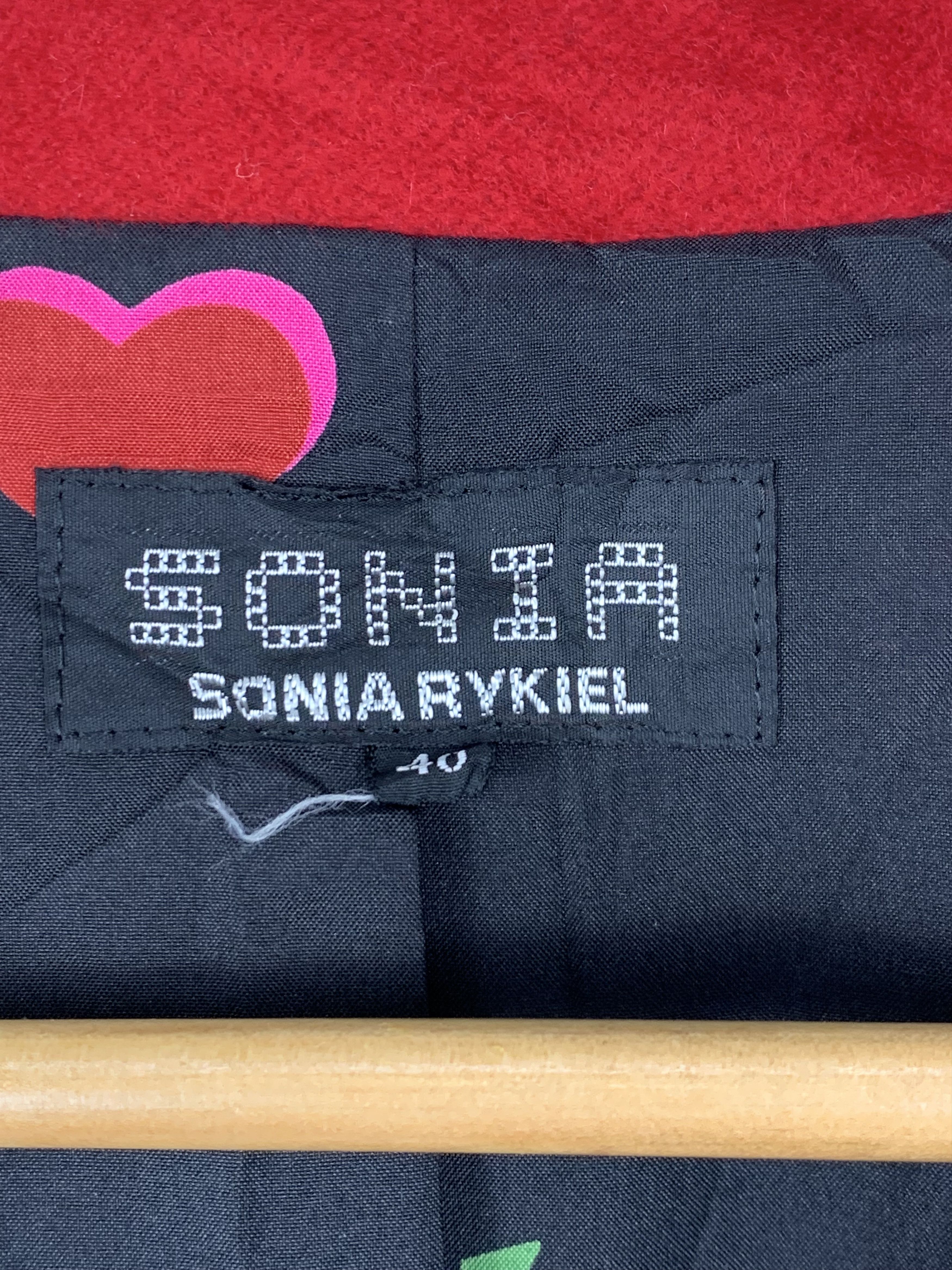 Sonia Rykiel Sonia Rykiel Designer Blazer Red J1329 Size M / US 6-8 / IT 42-44 - 7 Thumbnail