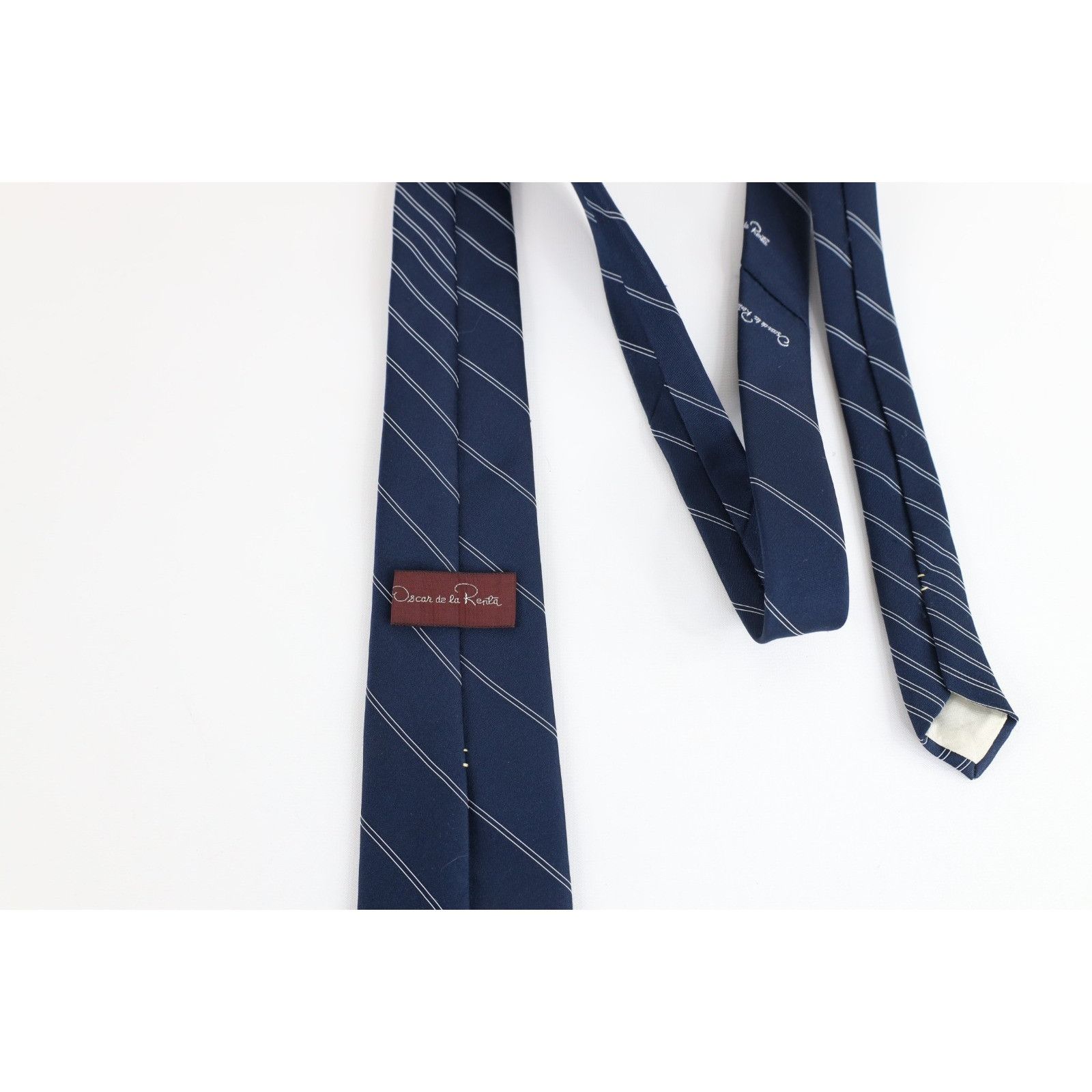Vintage Vintage 80s 90s Streetwear Striped Silk Neck Tie Necktie Size ONE SIZE - 5 Thumbnail