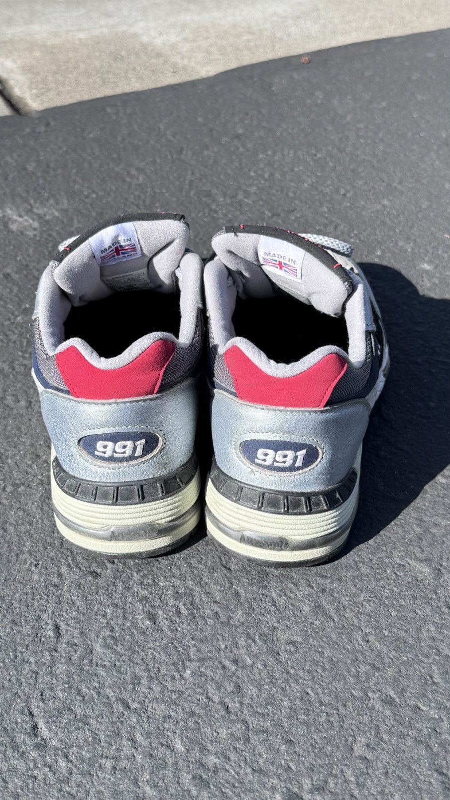 New Balance New Balance 991 made in UK silver Size US 8 / EU 41 - 3 Thumbnail