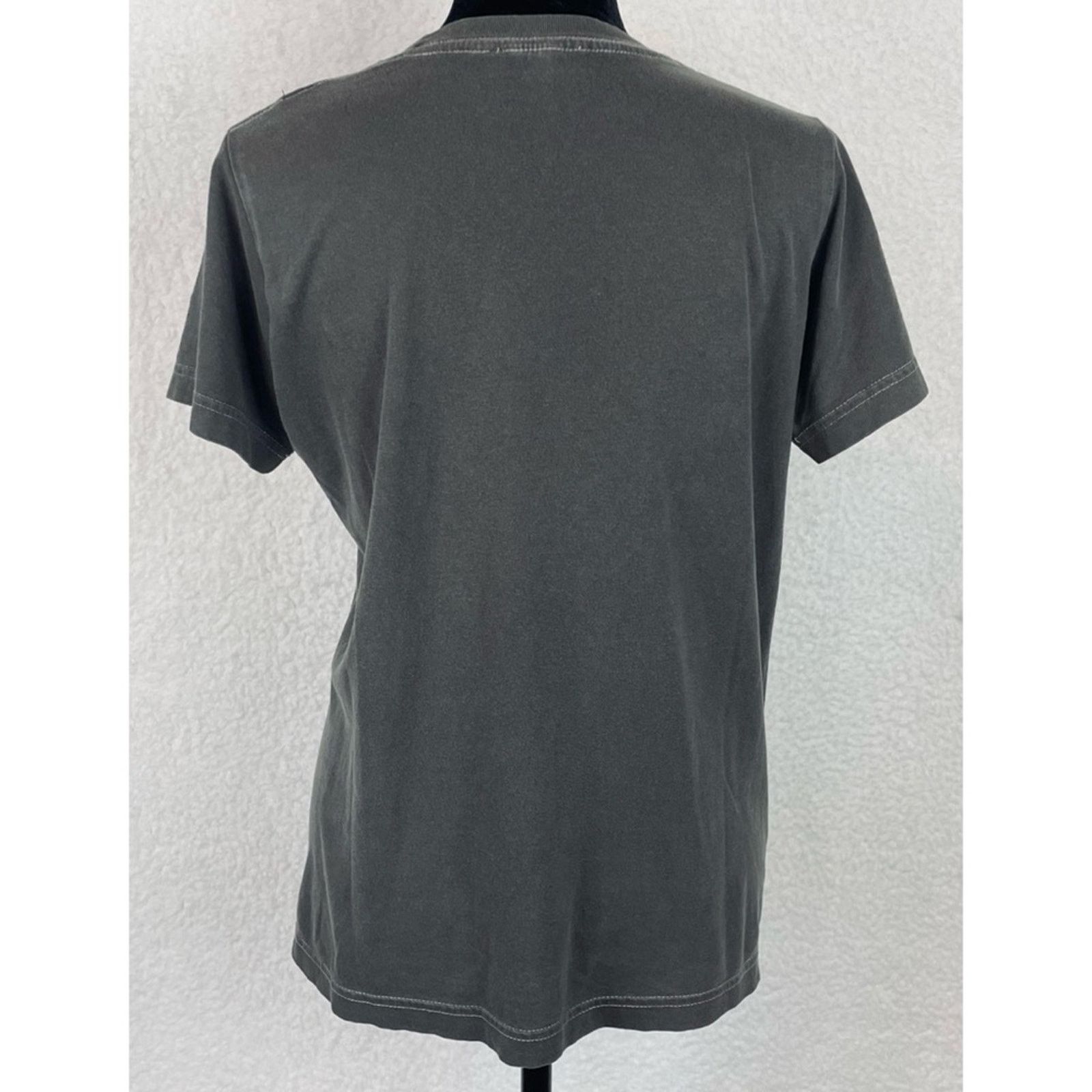 Topshop TOPSHOP • Grey Lion “Roar” Short Sleeve Graphic Tee Size S / US 4 / IT 40 - 7 Thumbnail