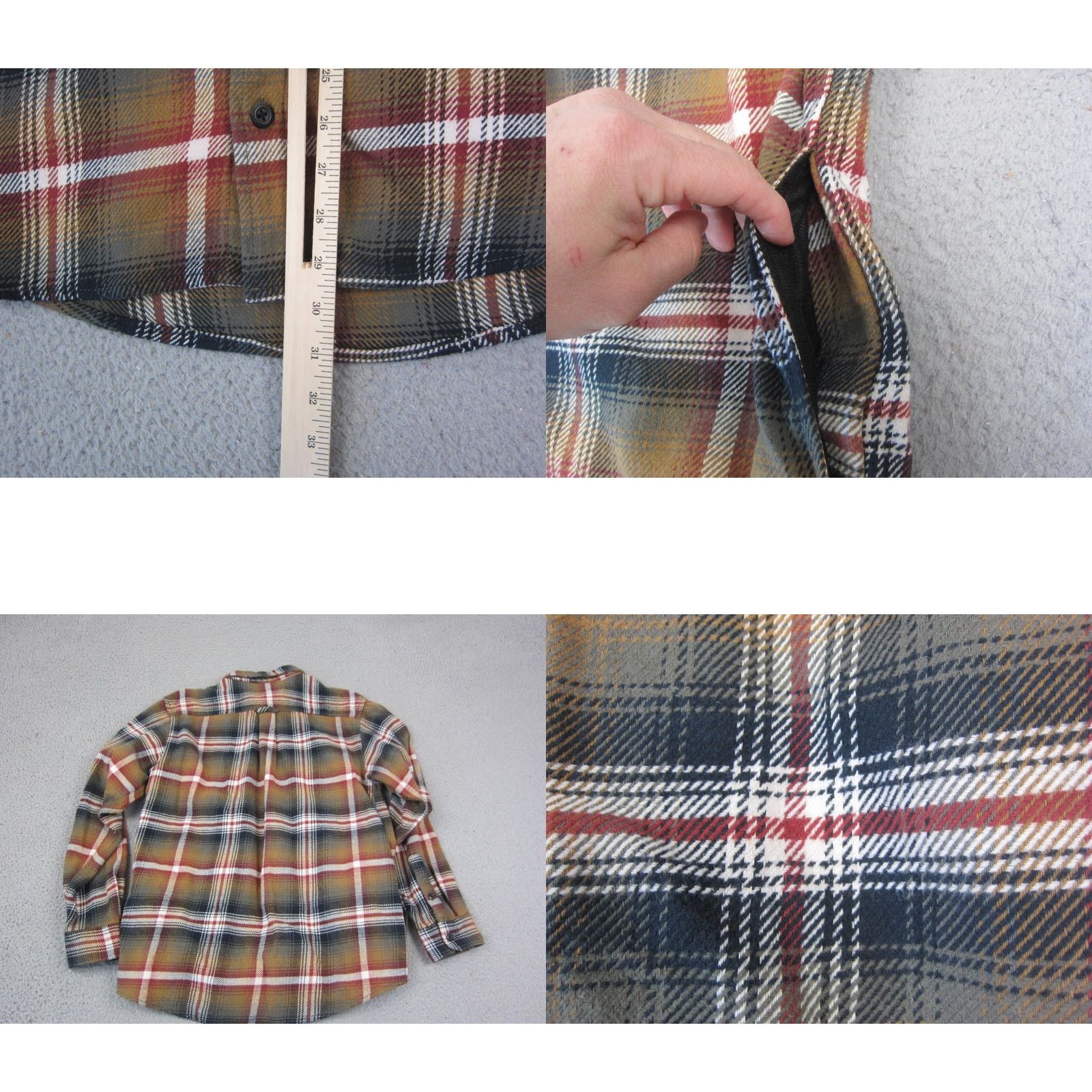 Orvis Orvis Shirt Mens L Flannel Plaid Button-Up Casual Western Cotton 80s 90s Brown Black Size US L / EU 52-54 / 3 - 8 Thumbnail