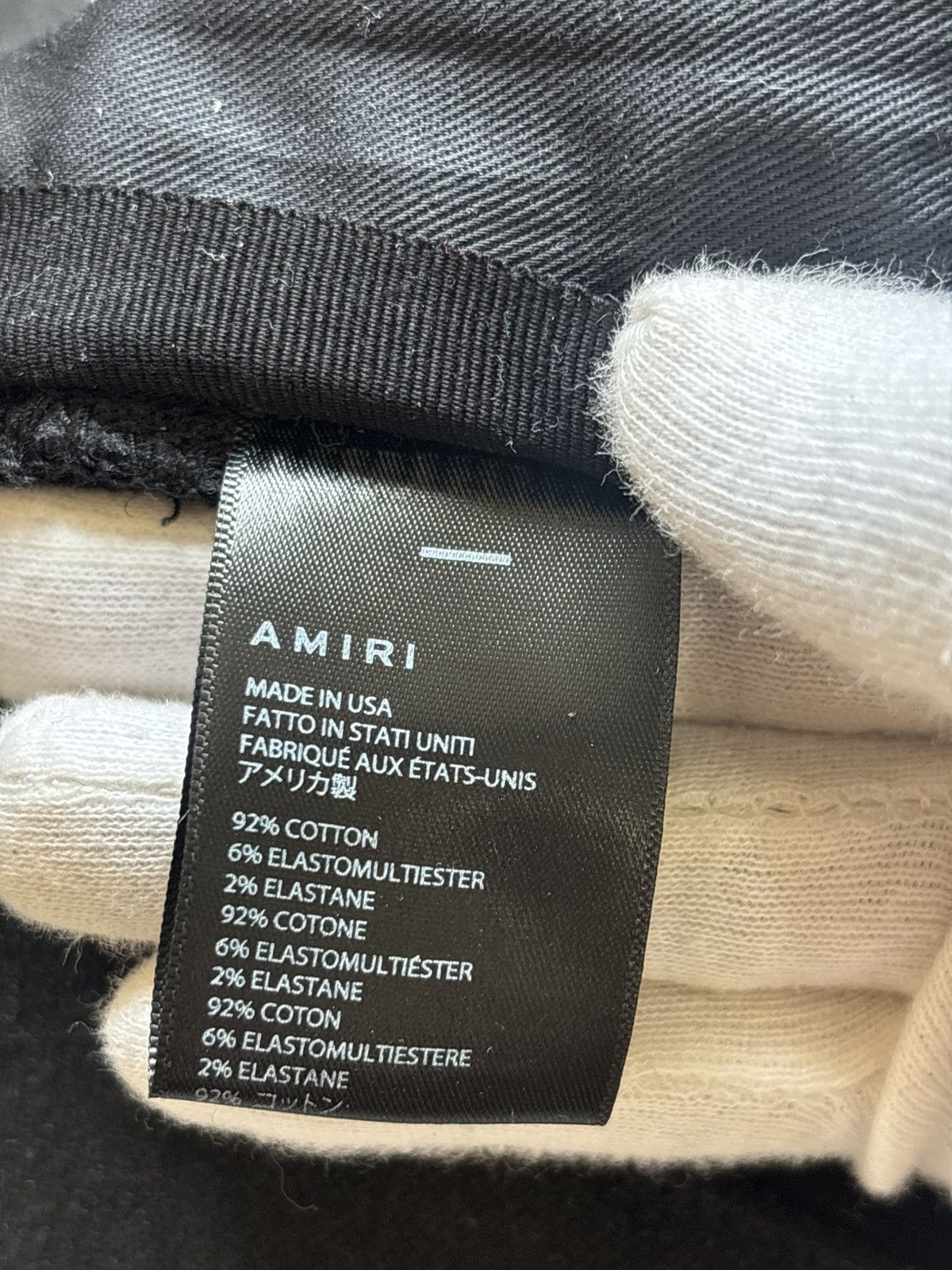 Amiri Amiri MX2 Black Waxed Biker Jean Size US 29 - 11 Thumbnail
