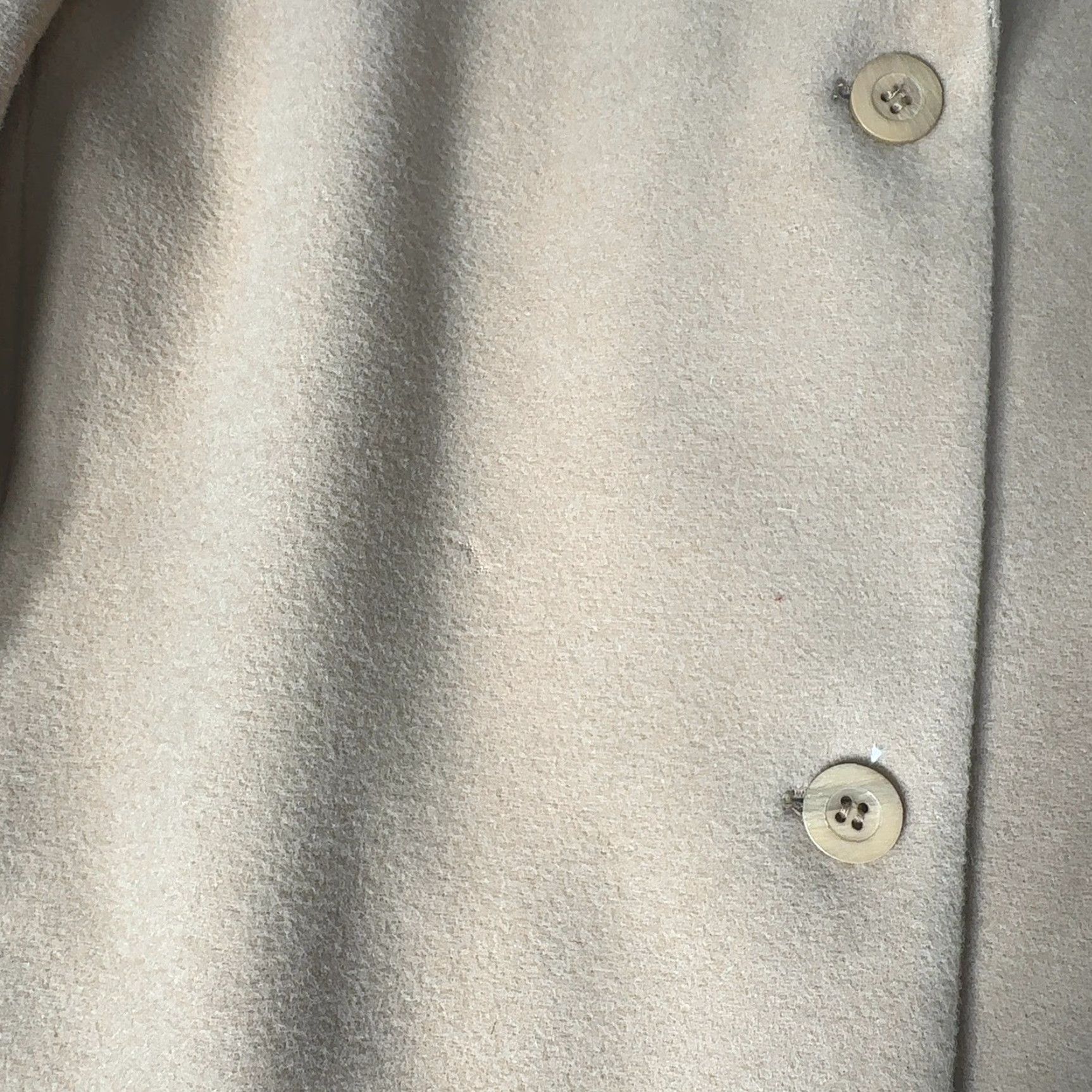 Vintage Harve Benard Sport Blazer Womens 16W Tan Wool Cashmere Button Longline Jacket Coat Size XXL / US 16-18 / IT 52-54 - 4 Thumbnail