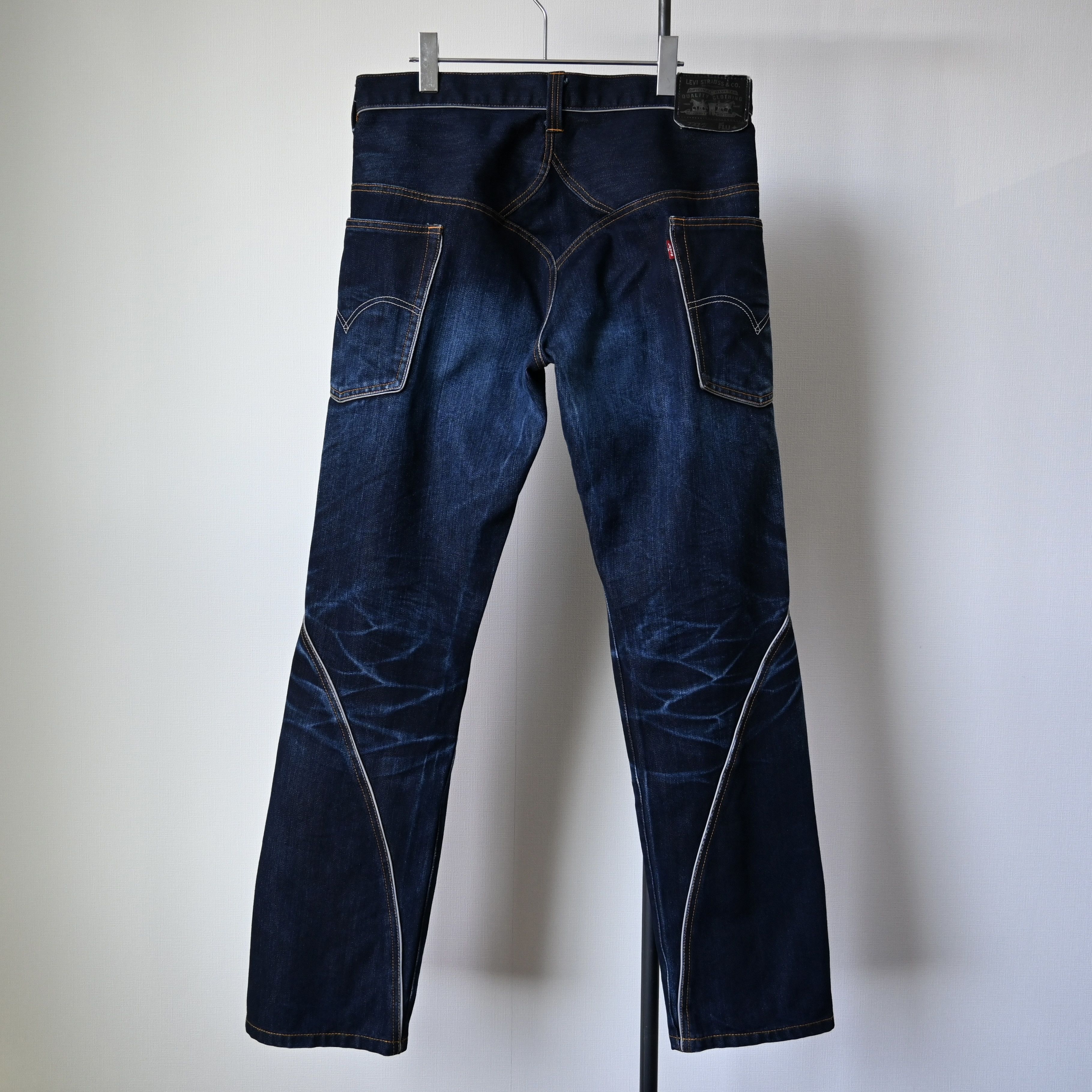 Levi's 2007 Levi's FLU 737⌀ reflective trim jeans, made in Japan Size US 34 / EU 50 - 2 Thumbnail