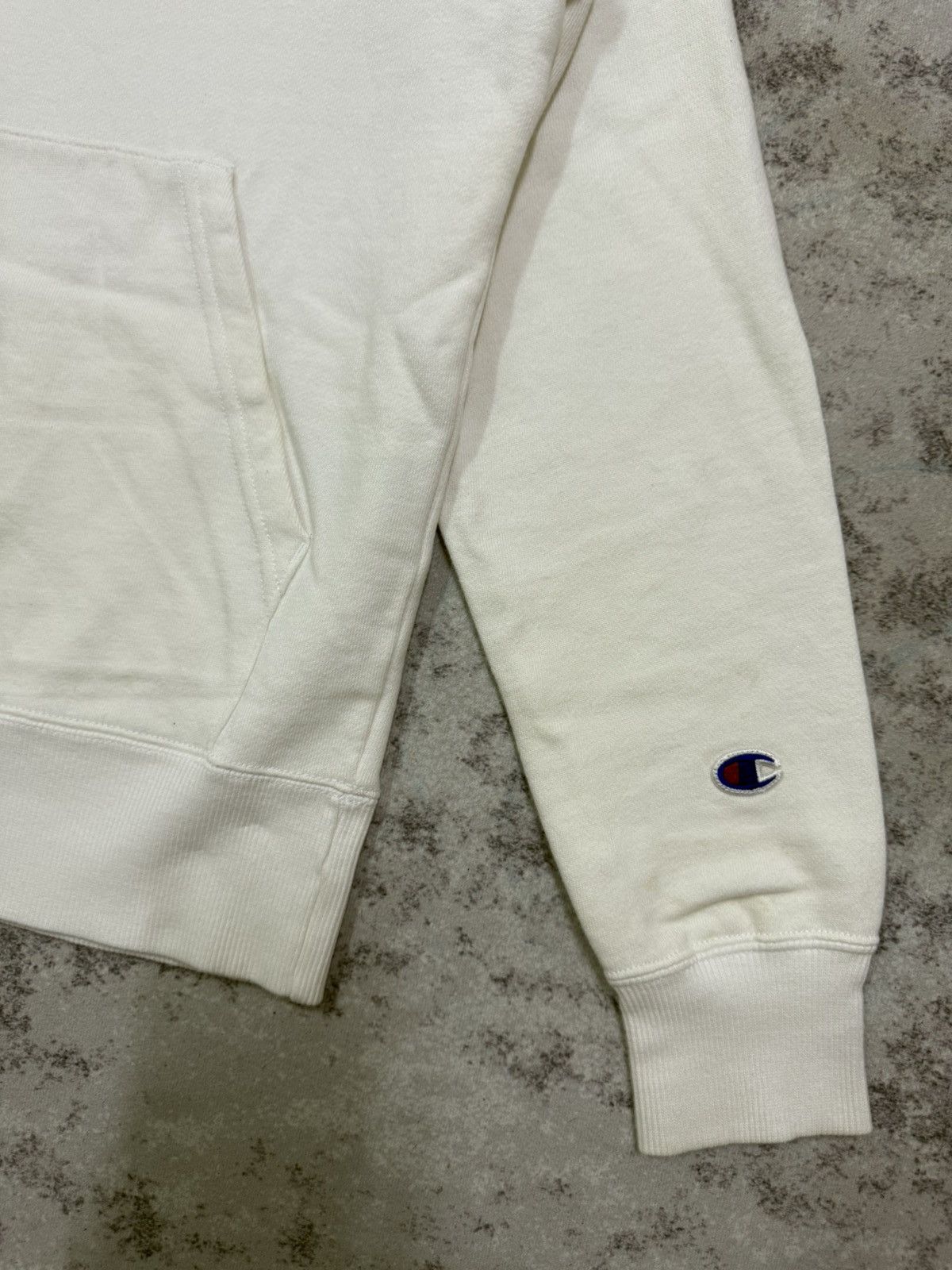 Champion Champion Spellout Logo Pullover Sweater Hoodie Size XS / US 0-2 / IT 36-38 - 4 Thumbnail