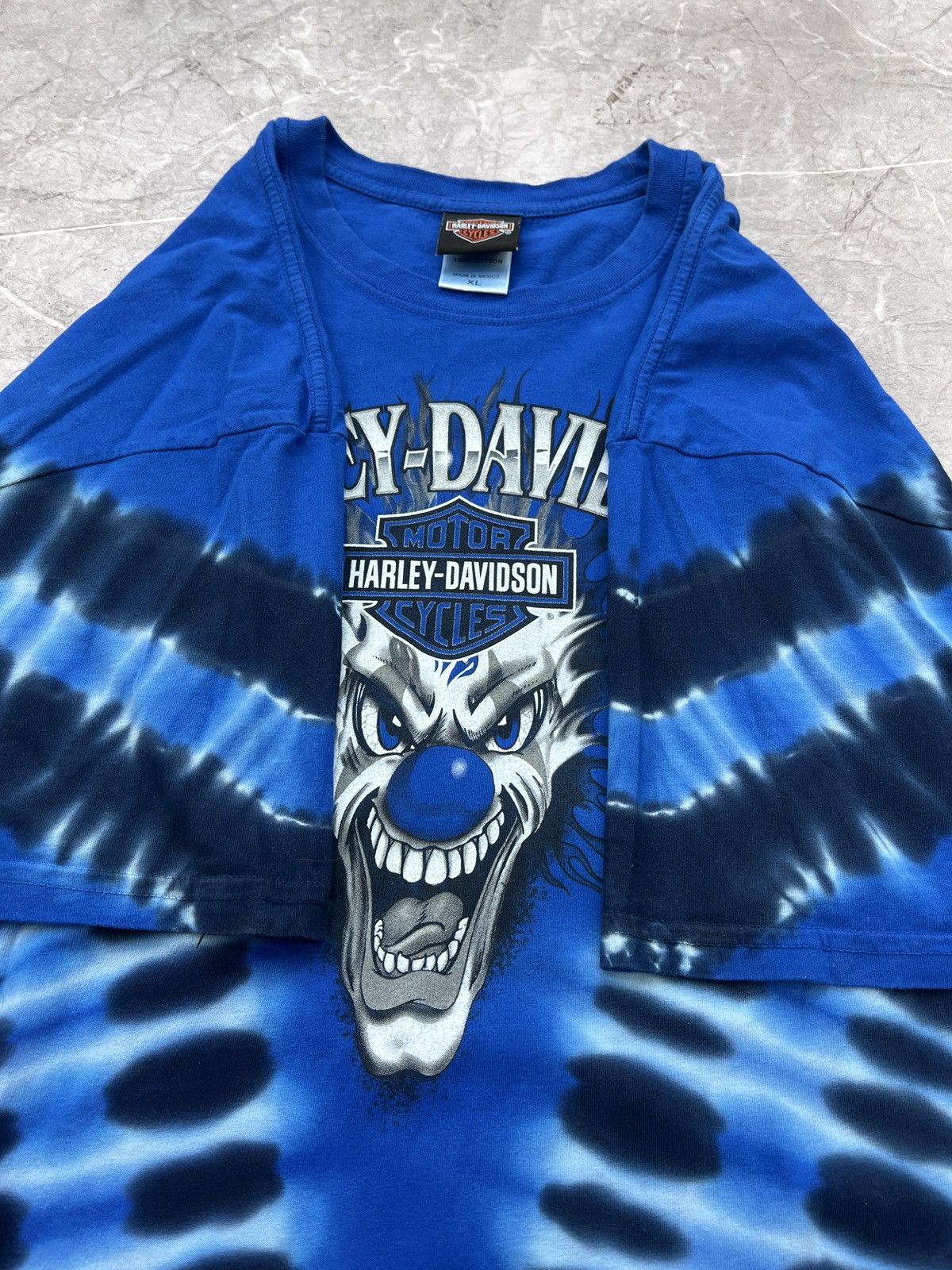 Harley Davidson 90s FLAME HARLEY DAVIDSON HYPE RARE 00s t shirt Size US XL / EU 56 / 4 - 7 Thumbnail