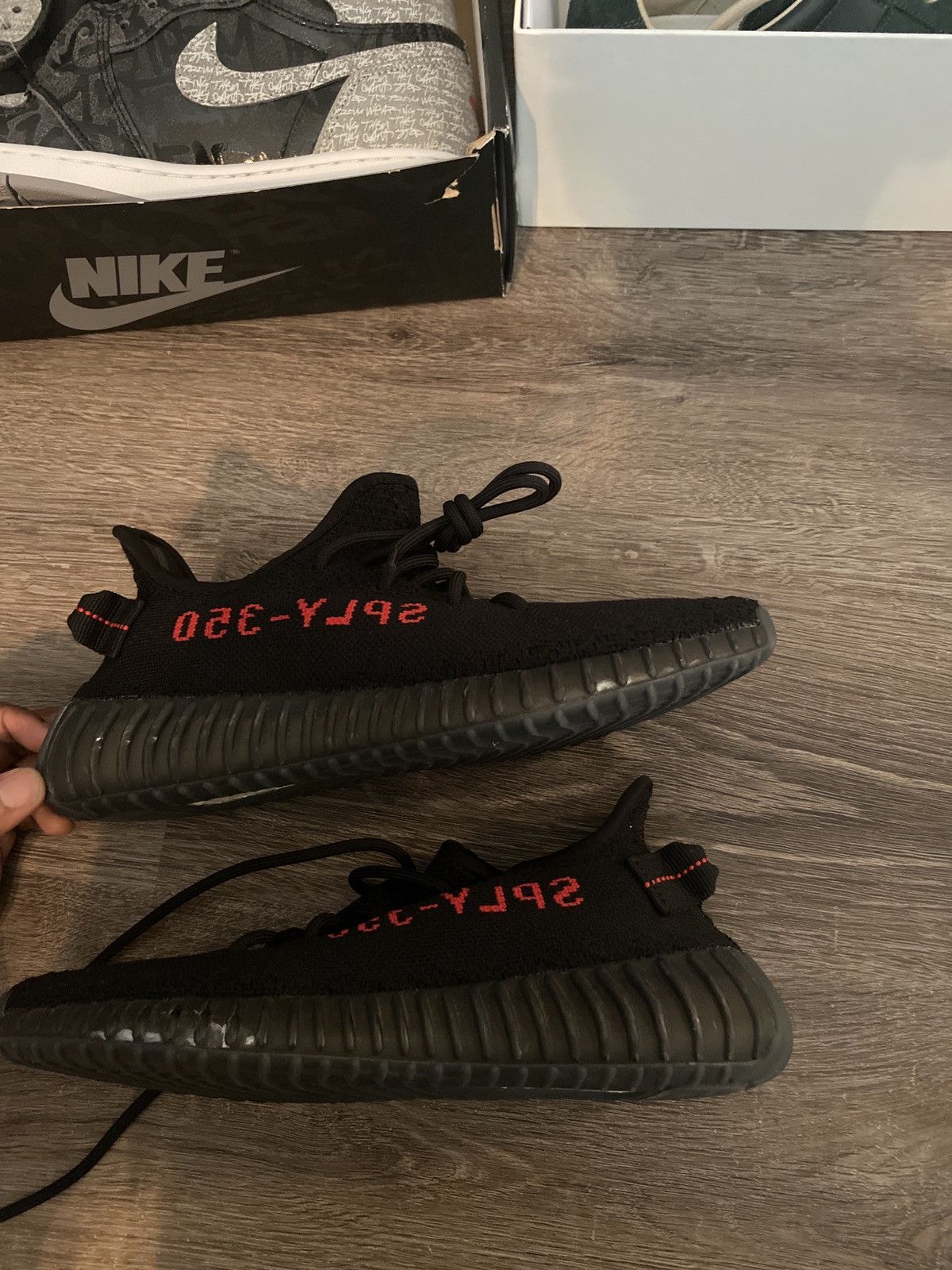 Yeezy Yeezy 350 black n red Size US 8 / EU 41 - 2 Thumbnail