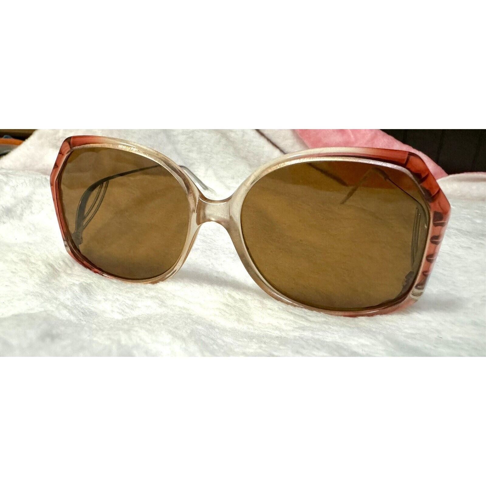 ELAN Vintage Eyeglass Frames Pink/Gray, Silver Drop Arm 54 18 140 Size ONE SIZE - 6 Thumbnail