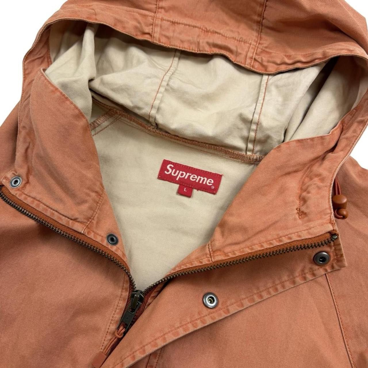 Supreme Supreme FW20 Overdyed Twill Hooded Jacket Rust - Large Size US L / EU 52-54 / 3 - 6 Thumbnail