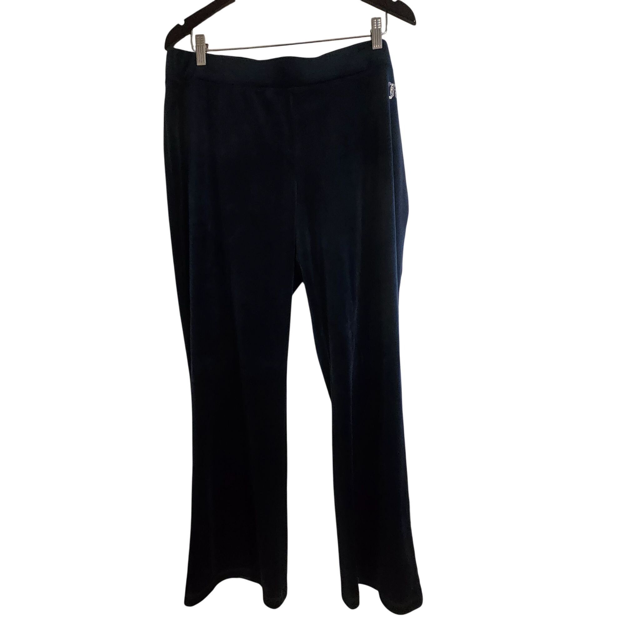 Juicy Couture Juicy Couture Women’s Velour Pants Navy XXL Athleisure Quiet Size 42" / US 20 - 2 Thumbnail