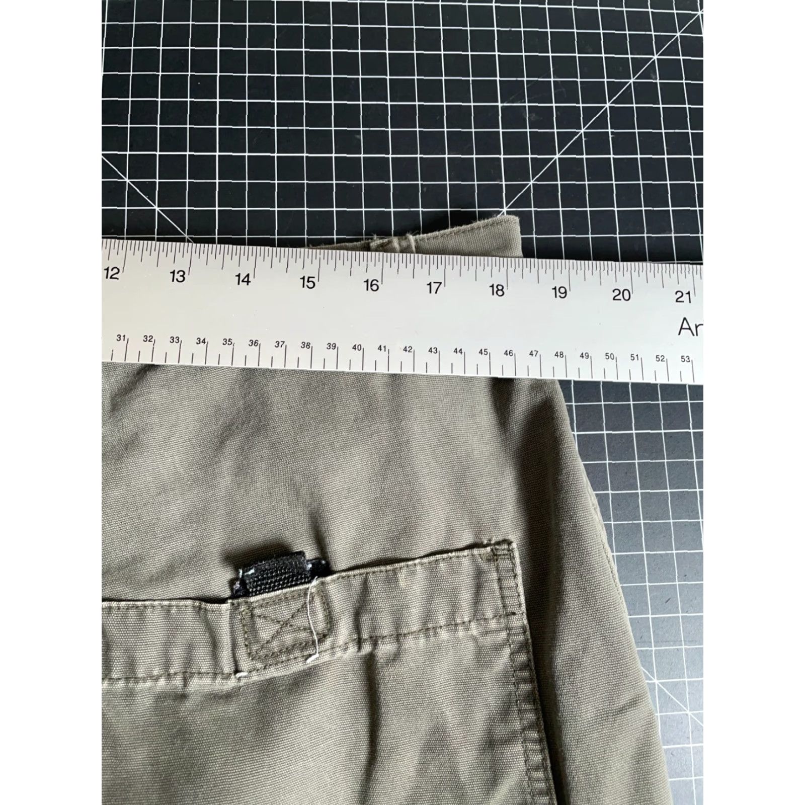 Vintage VINTAGE Utility Pants Baggy Fit Carpenter Olive Green 36 x 31 Mens 38/32 Tag Regular 100% Cotton Straight Front Pockets Workwear Cyber? Size US 36 / EU 52 - 5 Thumbnail
