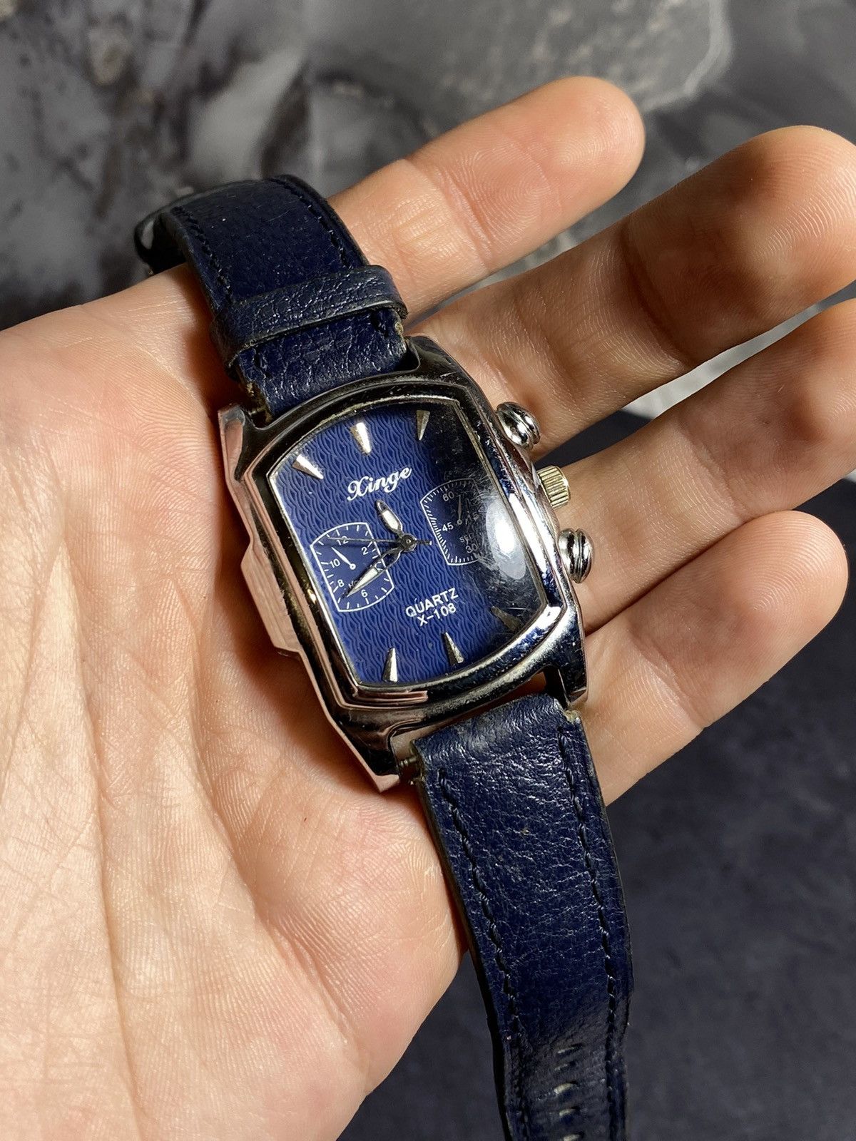Jewelry Xinge Blue Dial Rectangle Watch – Classic & Elegant✨ Size ONE SIZE - 13 Thumbnail