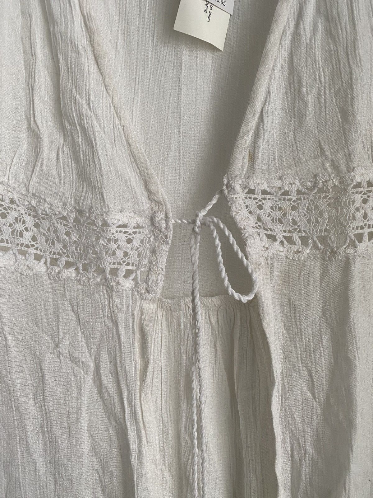 Other NWT New York & Company Breezy Moment Tie-Front Duster Size L / US 10 / IT 46 - 5 Thumbnail