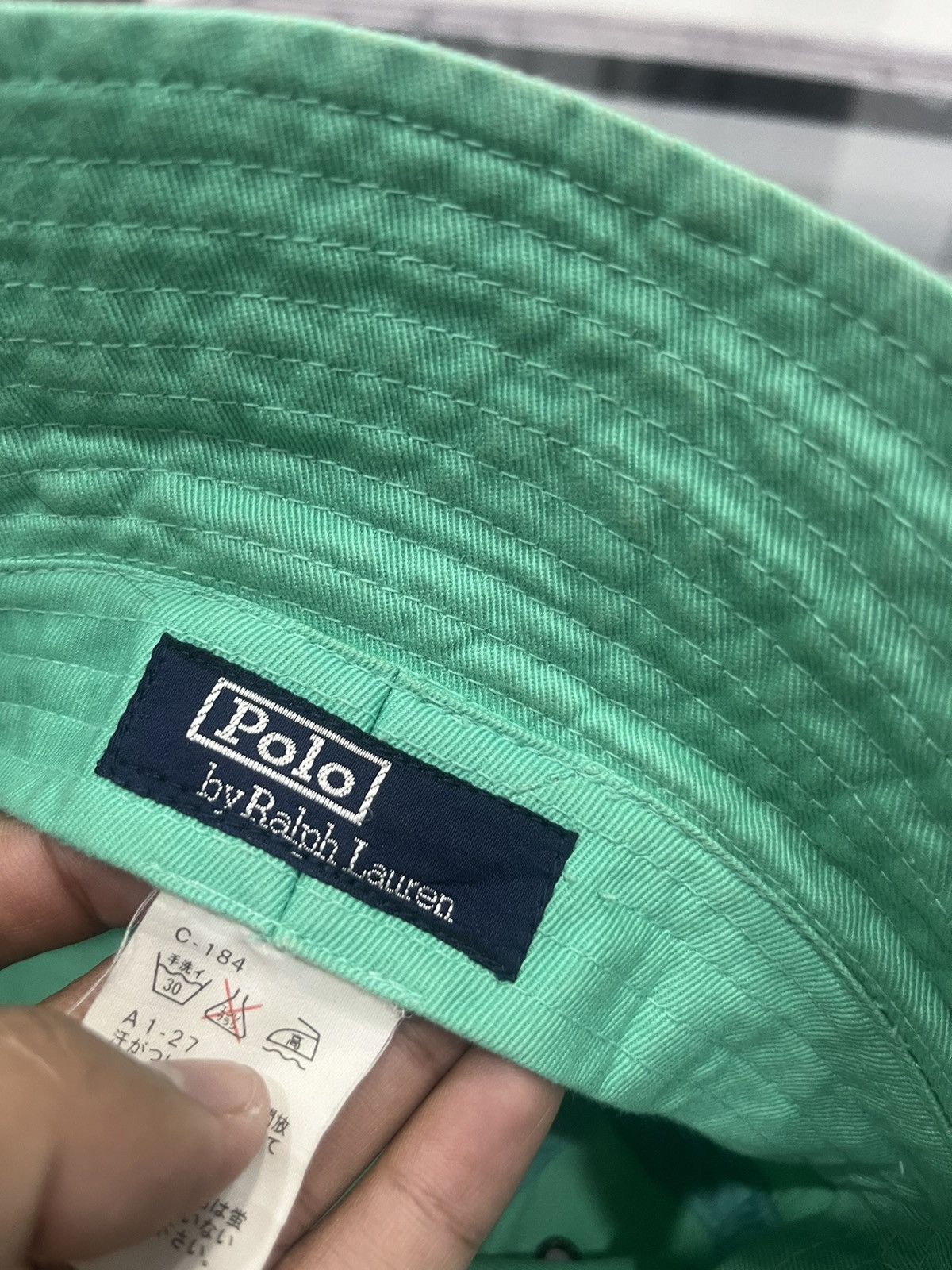 Polo Ralph Lauren × Vintage RARE VINTAGE POLO SMALL PONY BUCKET HAT Size ONE SIZE - 5 Thumbnail