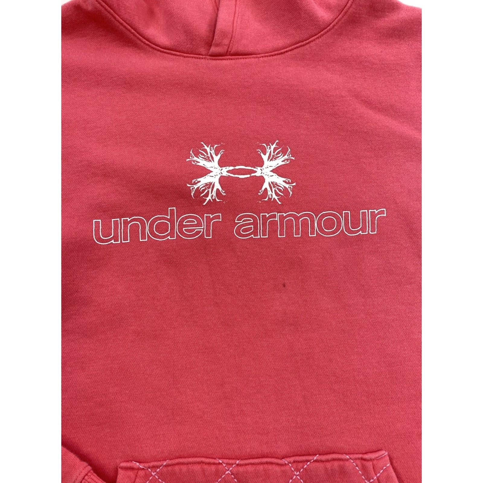 Under Armour Under Armour Hoodie Sweatshirt Womens Small Pink Pullover Sweatshirt Women Small Pink Activewear Yard? Size S / US 4 / IT 40 - 3 Thumbnail