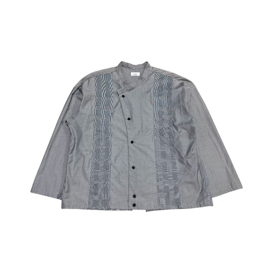 Japanese Brand 🔥Vintage Jun Red Shirt Diagonal Button Japanese Style Size US M / EU 48-50 / 2 - 2 Thumbnail