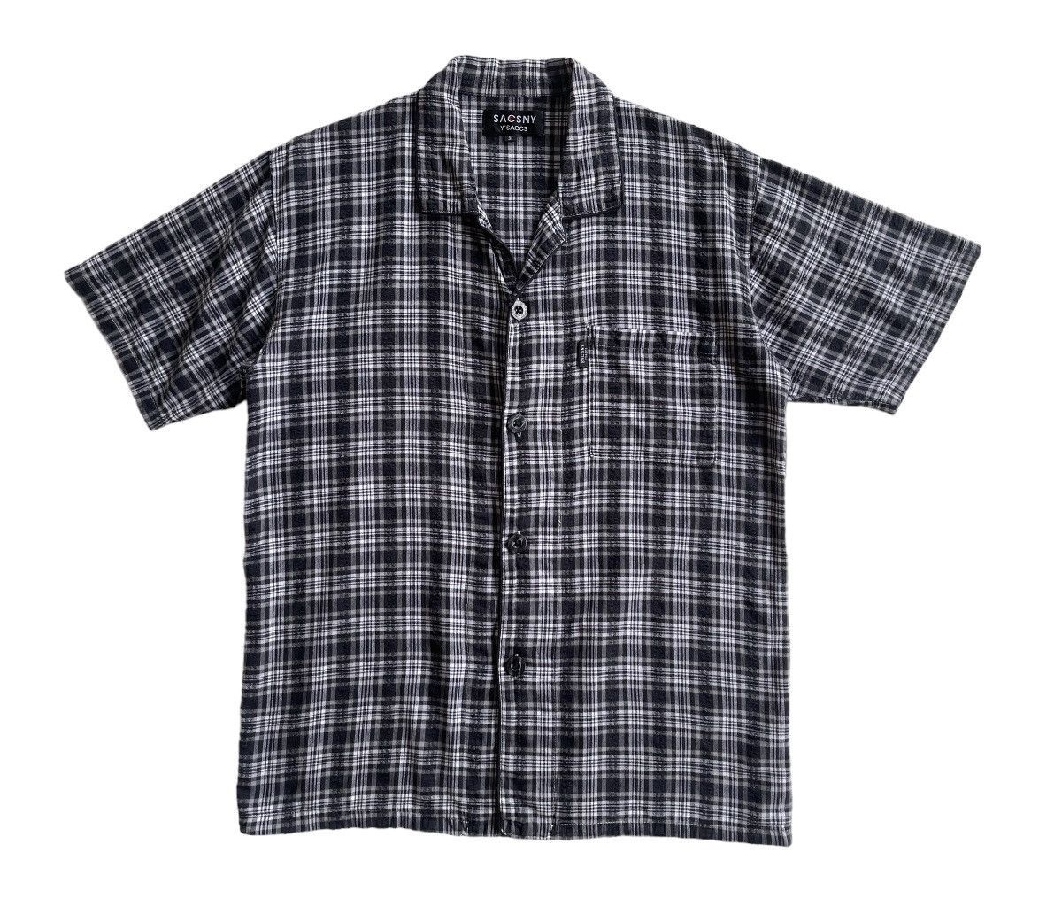 Yohji Yamamoto Yohji Yamamoto Y’Saacs Checkered Button-Up Size US M / EU 48-50 / 2 - 2 Thumbnail