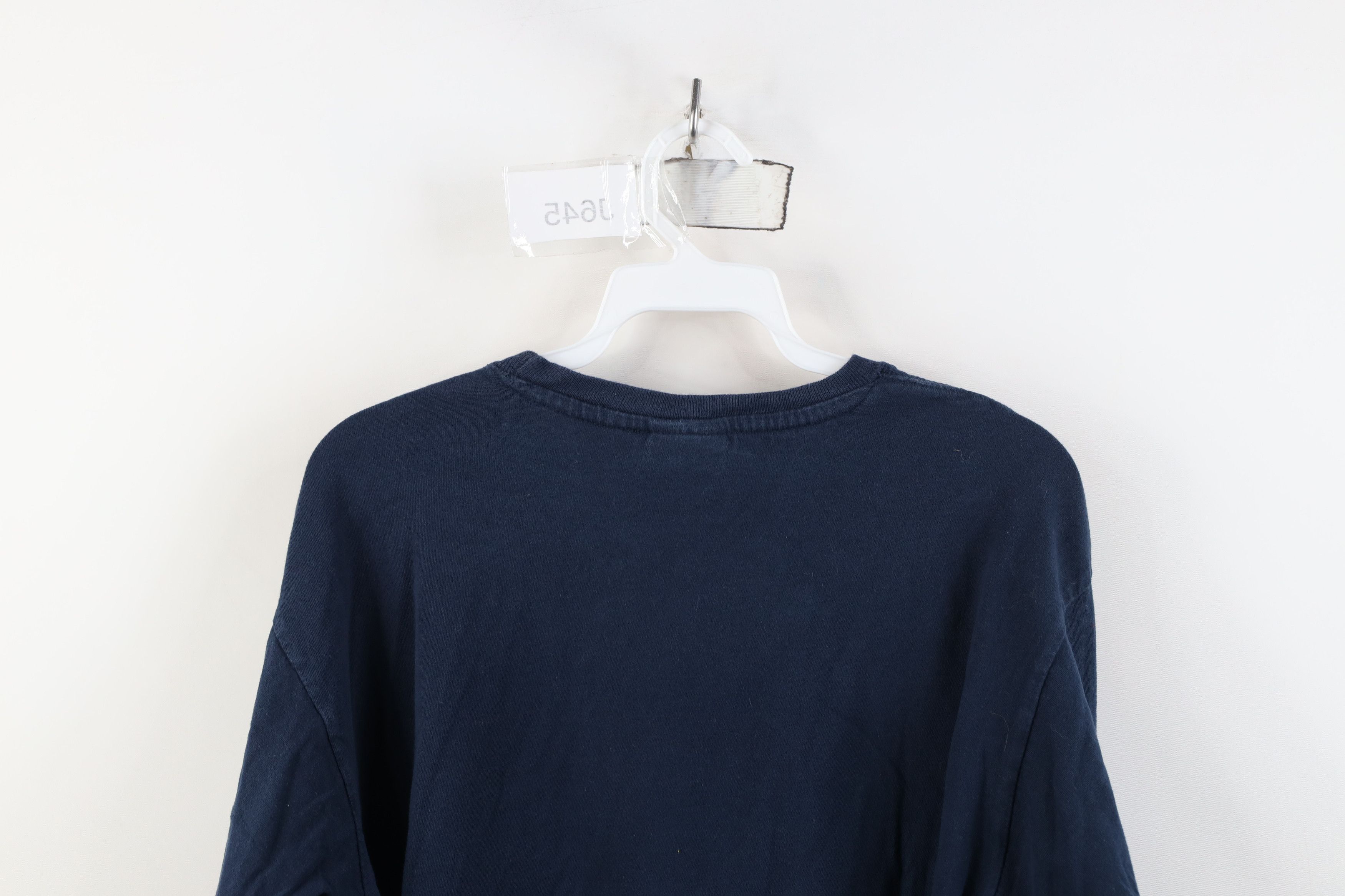 Vintage Vintage 90s University of Michigan Long Sleeve T-Shirt Blue Size US S / EU 44-46 / 1 - 13 Thumbnail