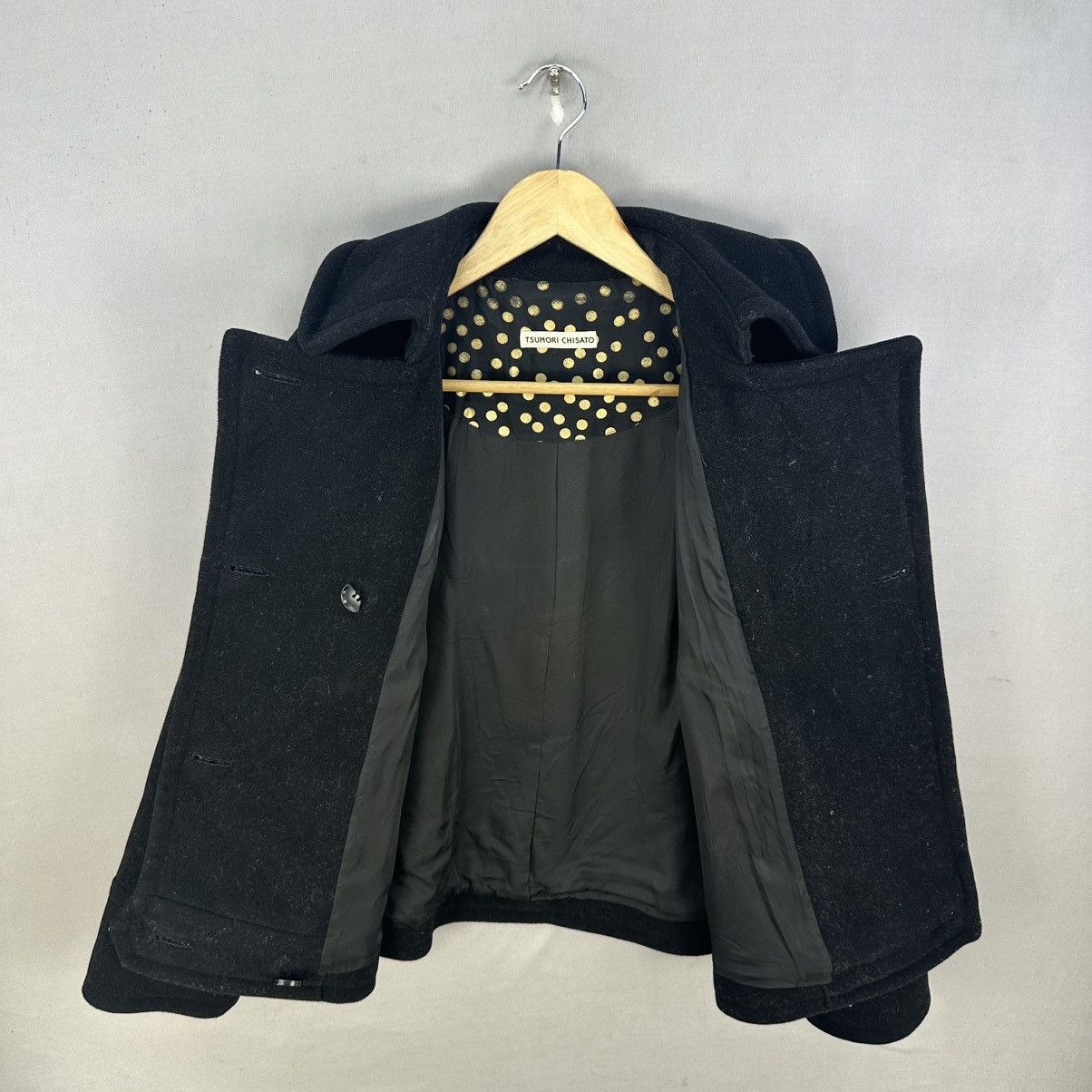 Issey Miyake Vintage 90’s Tsumori Chisato Double Breasted Wool Jacket Size US XS / EU 42 / 0 - 4 Thumbnail