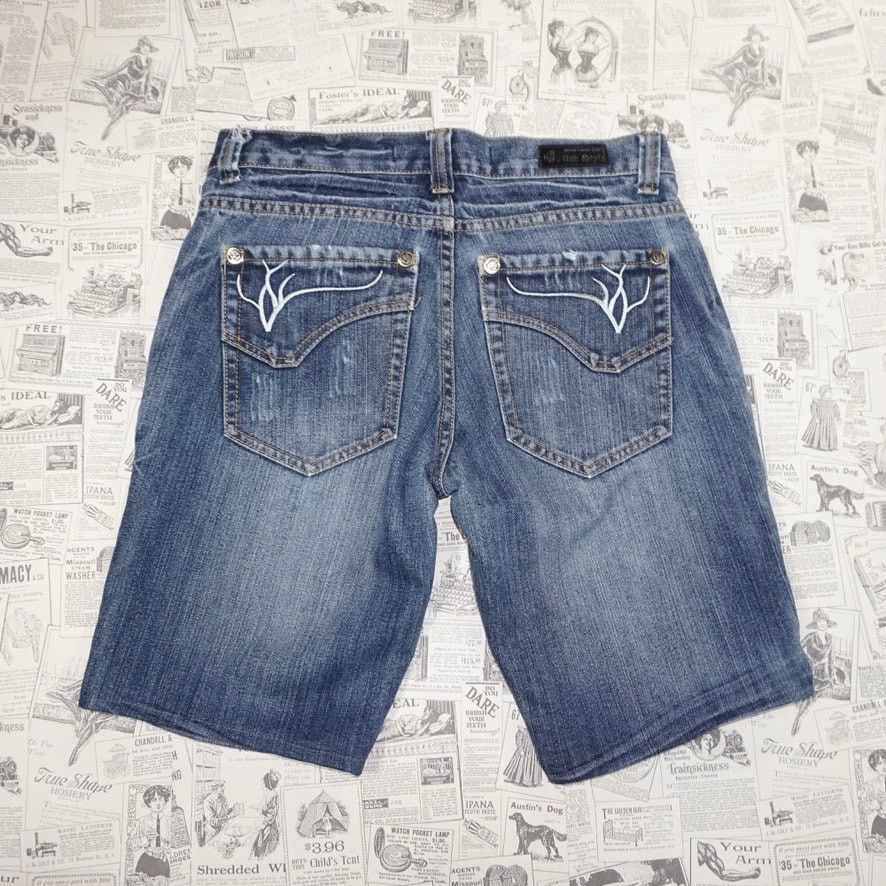 Vintage 30 - Vintage / Y2K G. tton dragon embroider 00s denim kprts Size US 30 / EU 46 - 2 Thumbnail