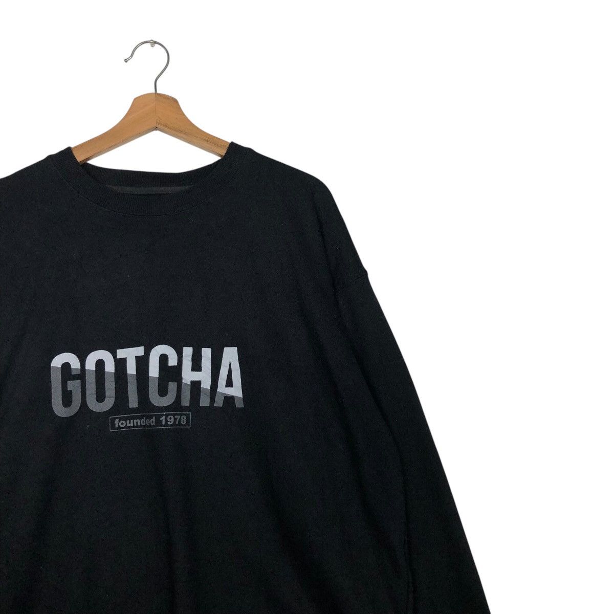 Gotcha × Japanese Brand 📌Vintage Sweatshirt Gotcha Big Logo Design Over Print Size US XL / EU 56 / 4 - 7 Thumbnail