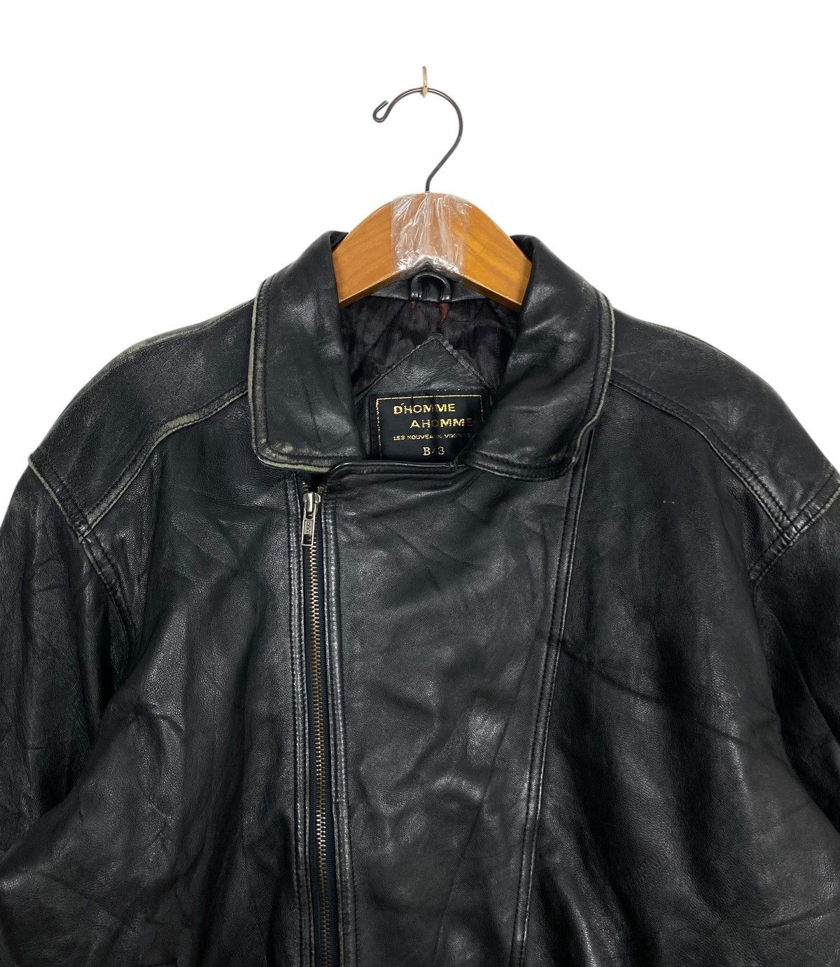 Japanese Brand Rare‼️ Vintage D’Homme A Homme Sheepskin B3 Leather Jacket Size US S / EU 44-46 / 1 - 4 Thumbnail