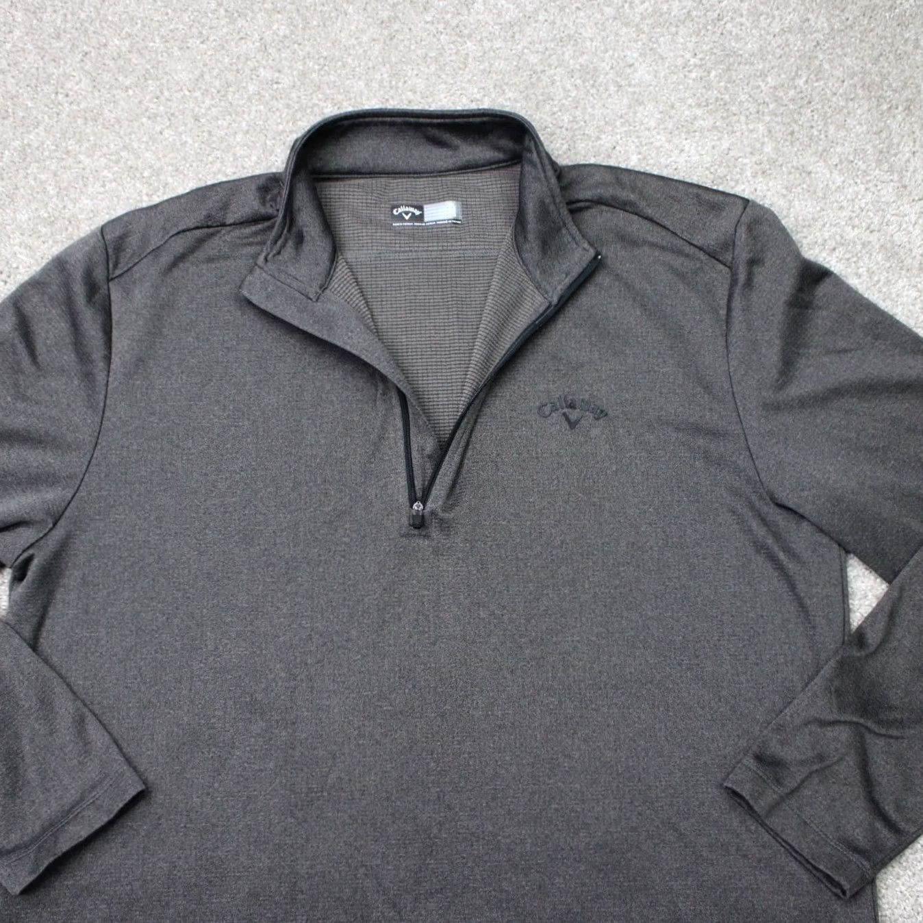 Callaway Callaway Sweatshirt Men XL Gray 1/4 Zip Pullover Long Sleeve Fleece Golf Weather Series Vintage: No Size US XL / EU 56 / 4 - 5 Thumbnail