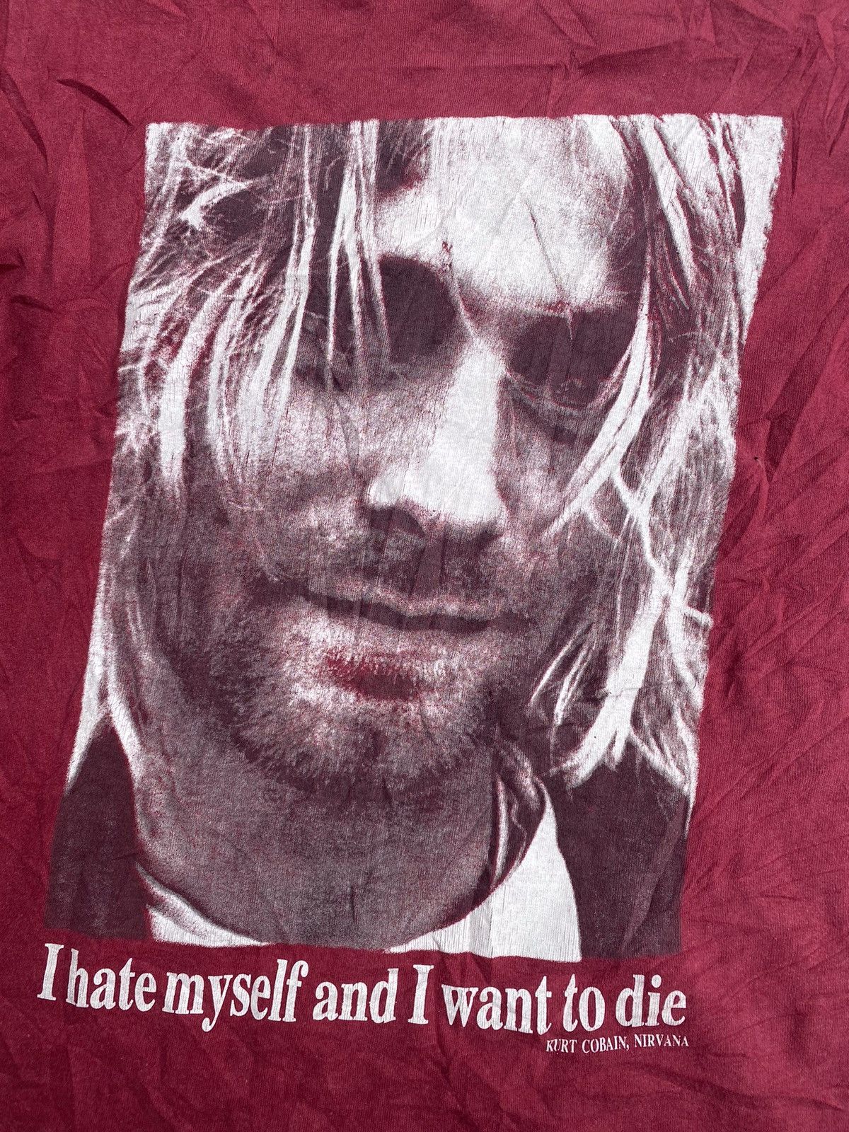 Band Tees 💸NEED GONE💸Vintage kurt cobain nirvana i hate myself tee Size US S / EU 44-46 / 1 - 3 Thumbnail