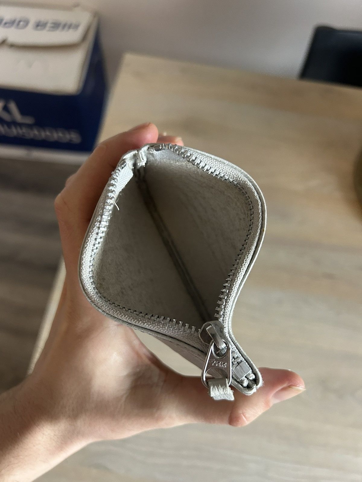 Comme des Garcons White Snakeskin Leather Wallet Size ONE SIZE - 4 Thumbnail
