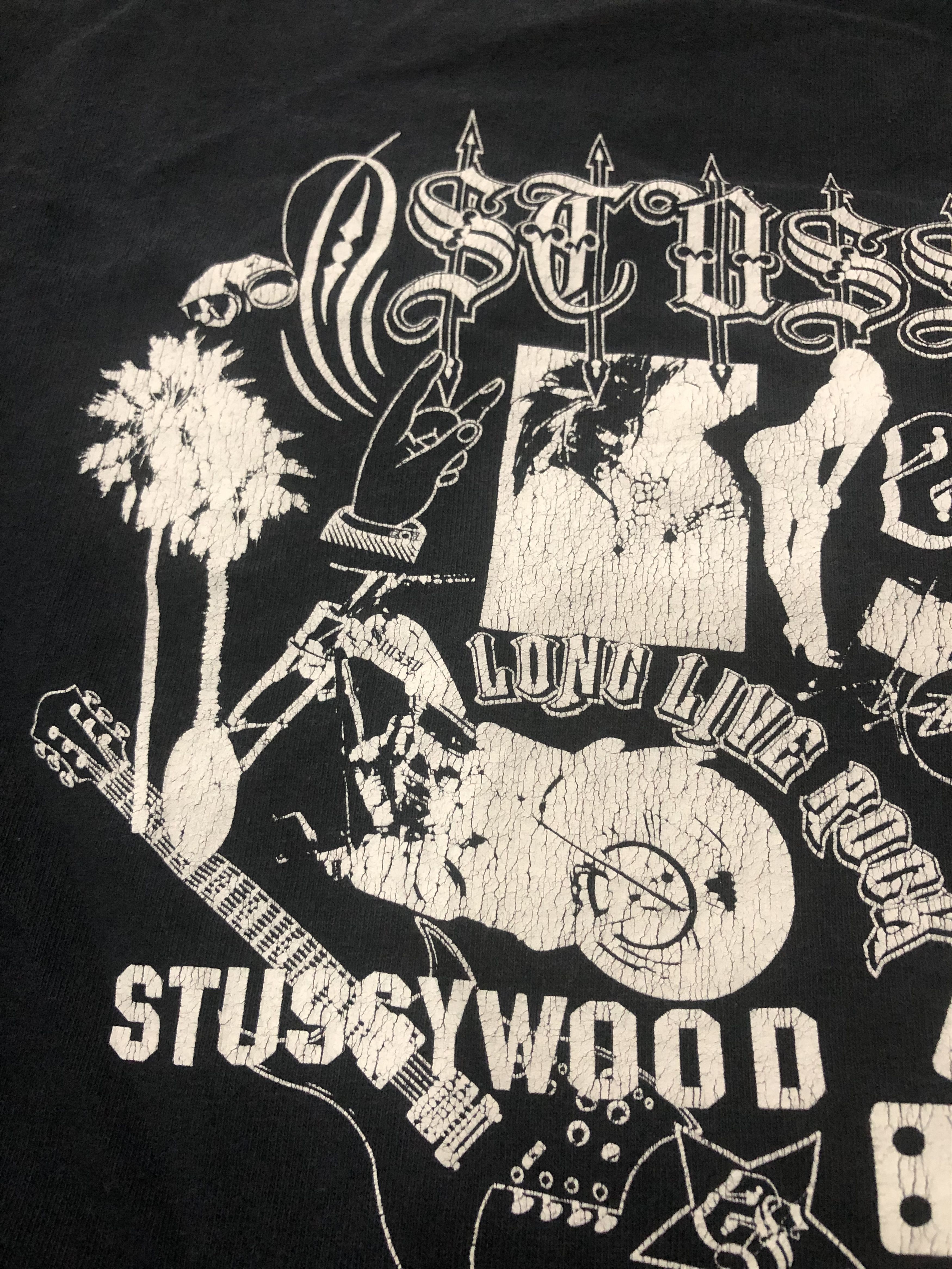 Stussy × Vintage Vintage StussyWood Long Live Rock T-shirts Size US L / EU 52-54 / 3 - 8 Thumbnail